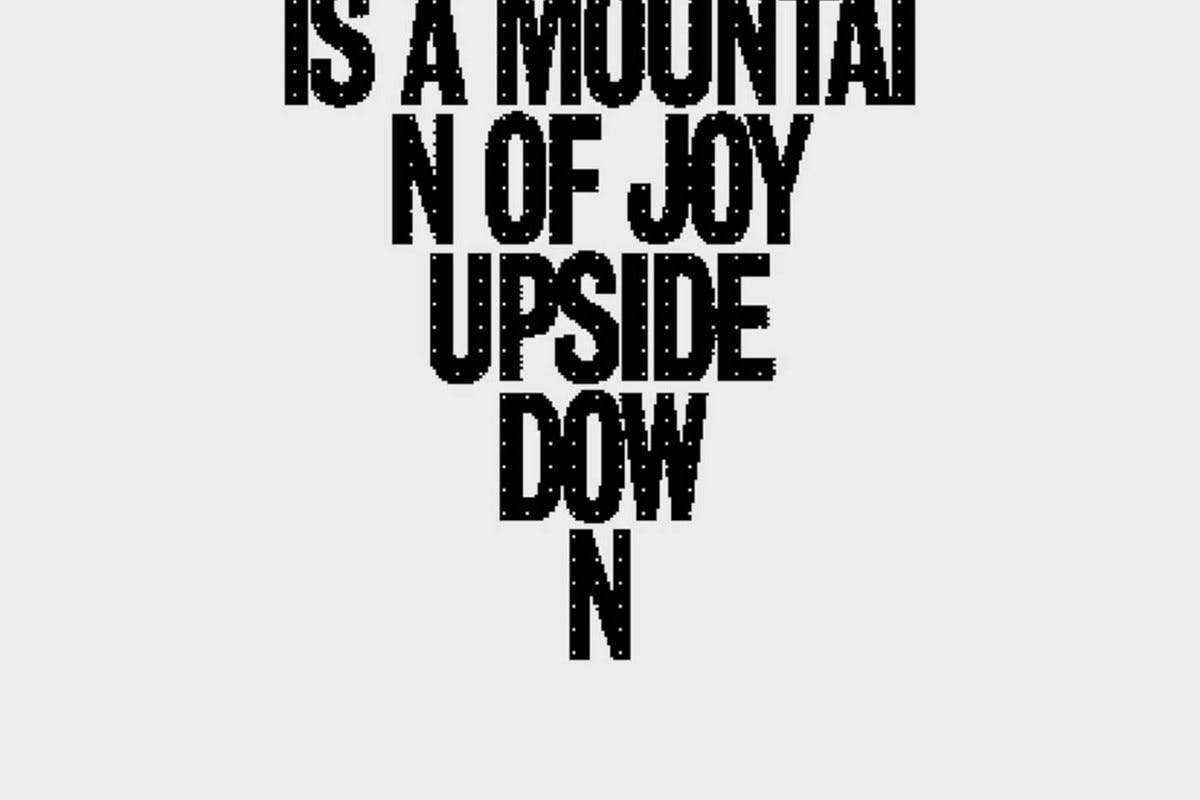 The valley of despair is a mountain of joy upside down , Lorie Bevins, 2022