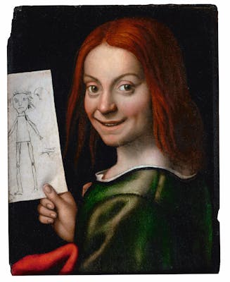 Giovanni Franceco Caroto, Fanciullo con disegno, 1515-1520, olieverf op doek, Vérone, Museo di Castelvecchio, © Archivio Fotografico dei Musei Civici, Verona (Gardaphoto, Salò)