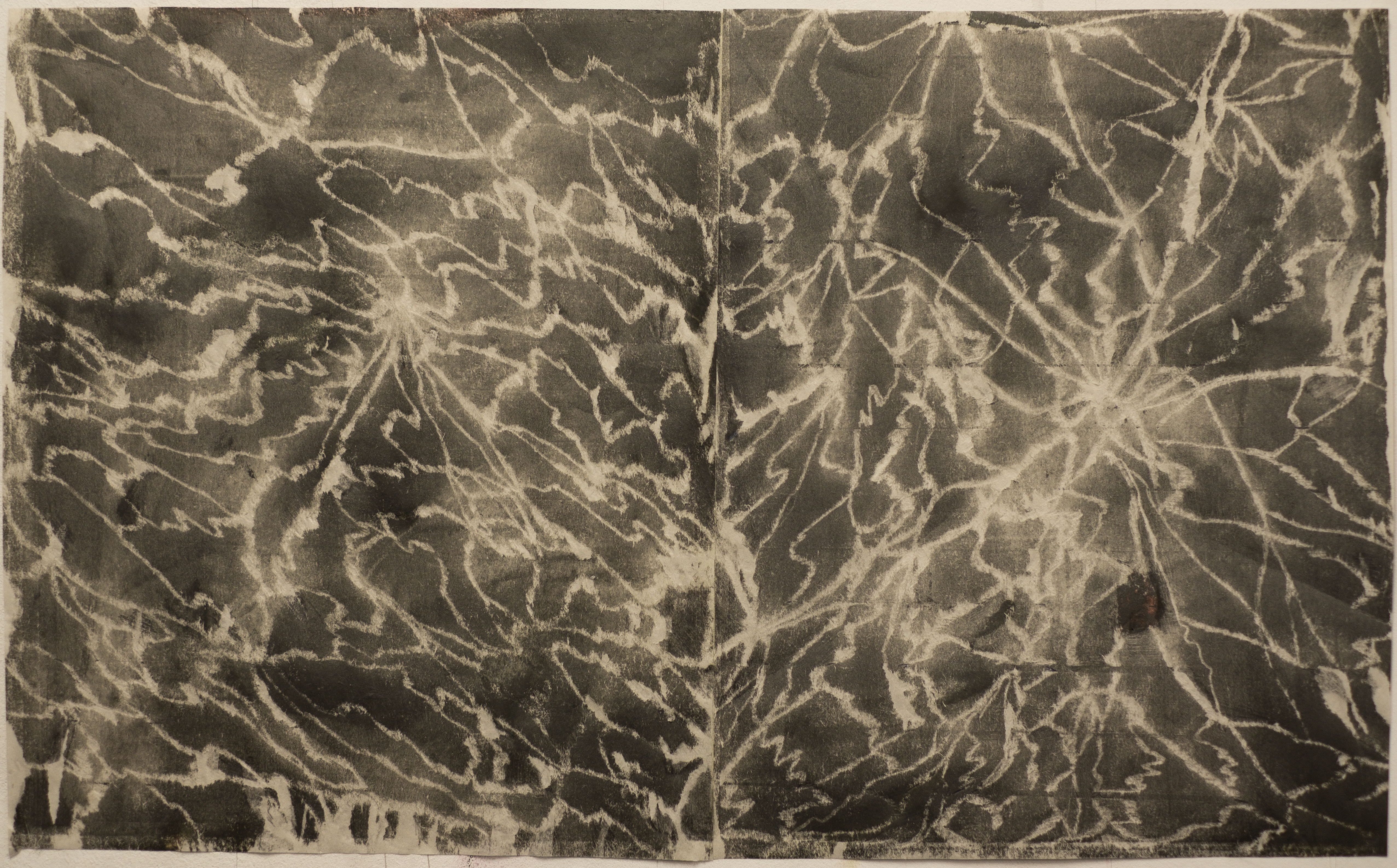 Denitsa Todorova, Eyes , 2020, 33x56cm, grafiet op papier