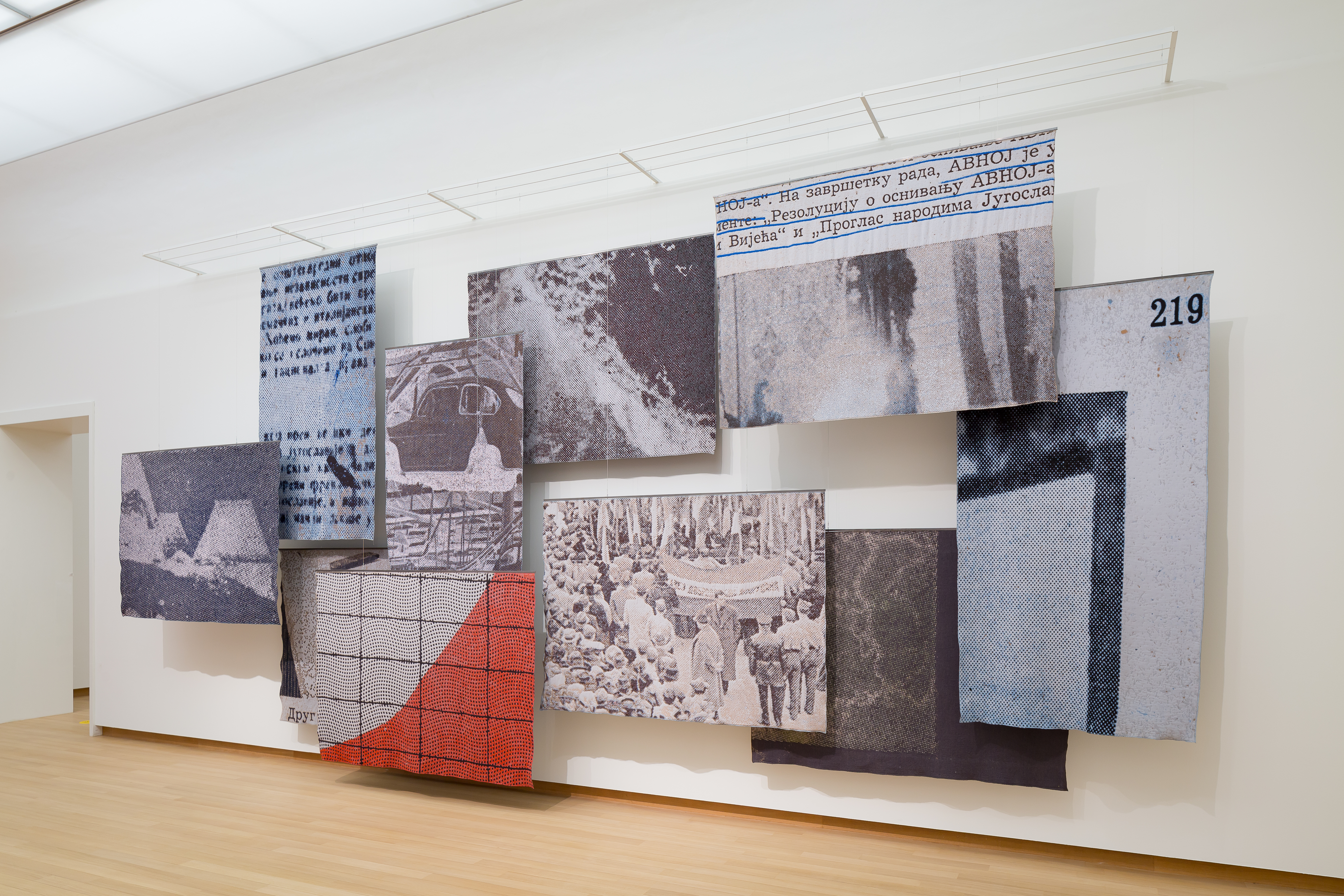 Kristina Benjocki, Study of Focus, 2014, installatiezicht in In the Presence of Absence. Voorstellen voor de museumcollectie, foto Peter Tijhuis