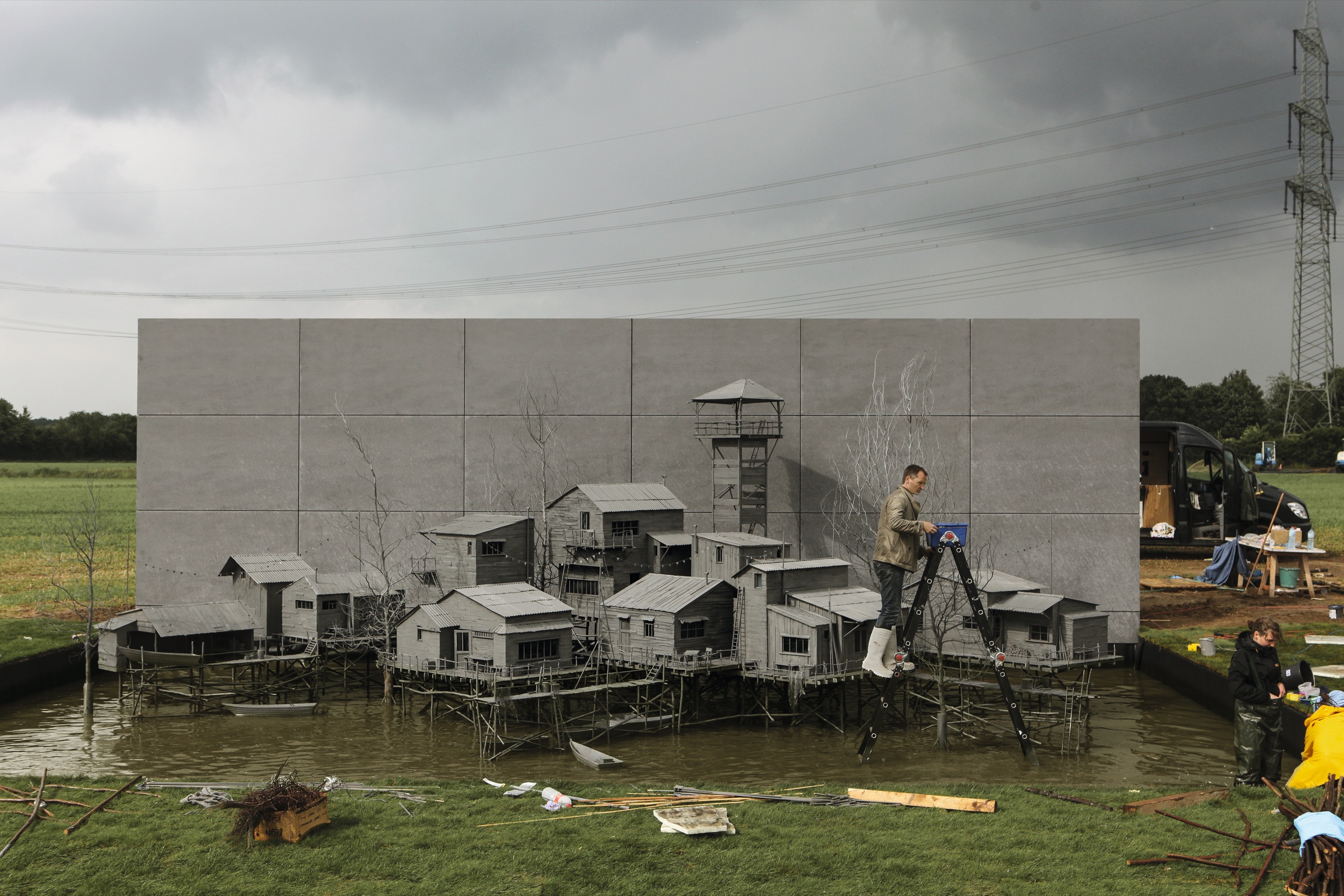 Hans Op de Beeck, installatiebeeld The Settlement