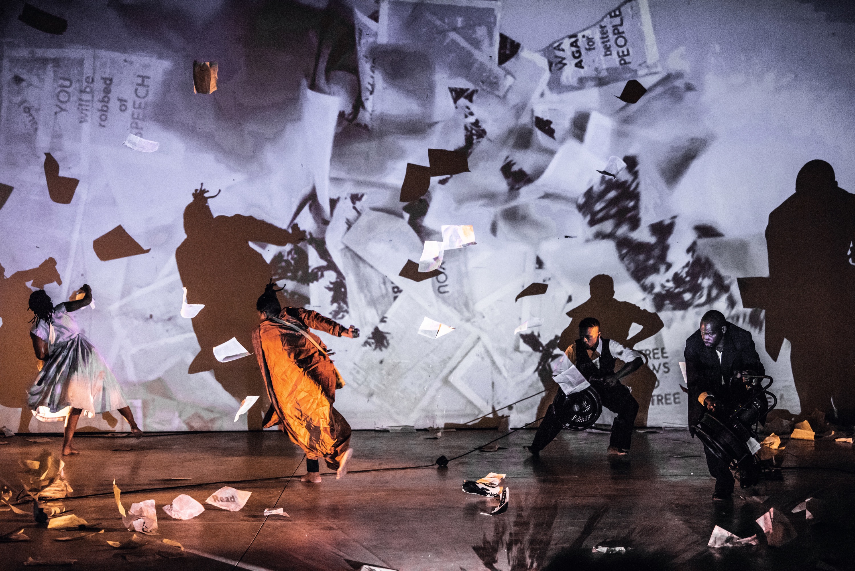 William Kentridge, repetitie Waiting for the Sibyl . – Foto Stella Olivier
