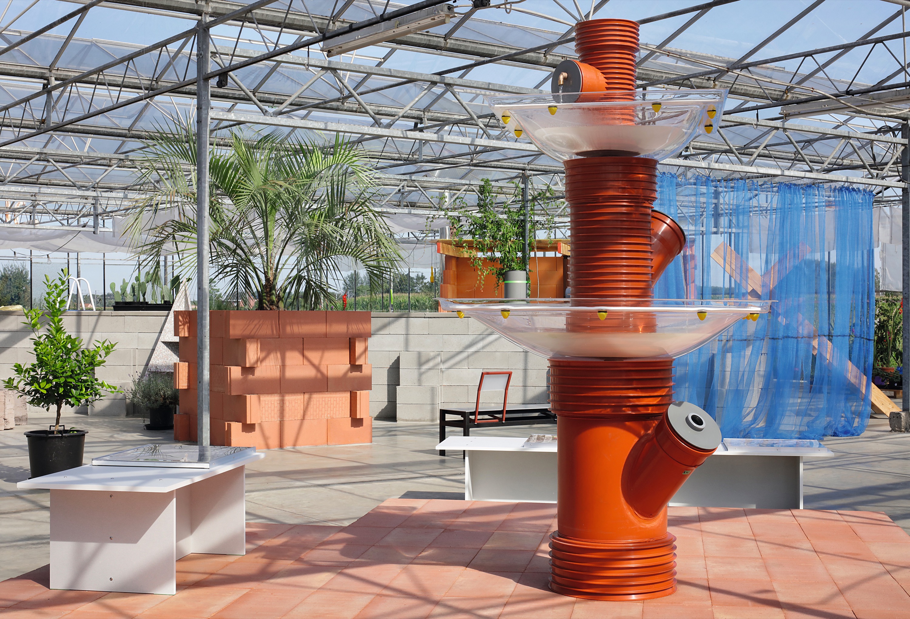 Tentoonstellingszicht Arcade #1 bij Serra, 2021. – Foto Filip Dujardin