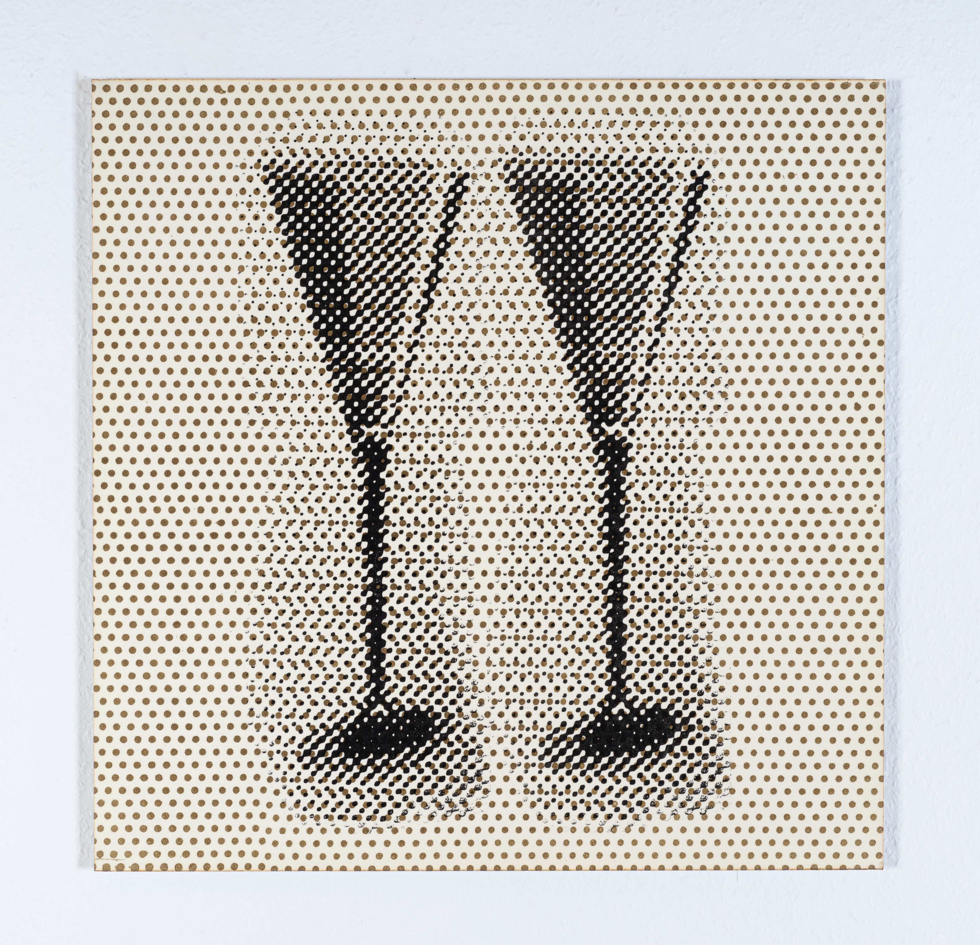 Willem Oorebeek, Two Glasses , 1991, litho op papier, courtesy dépendence gallery, foto Michael DeLausnay