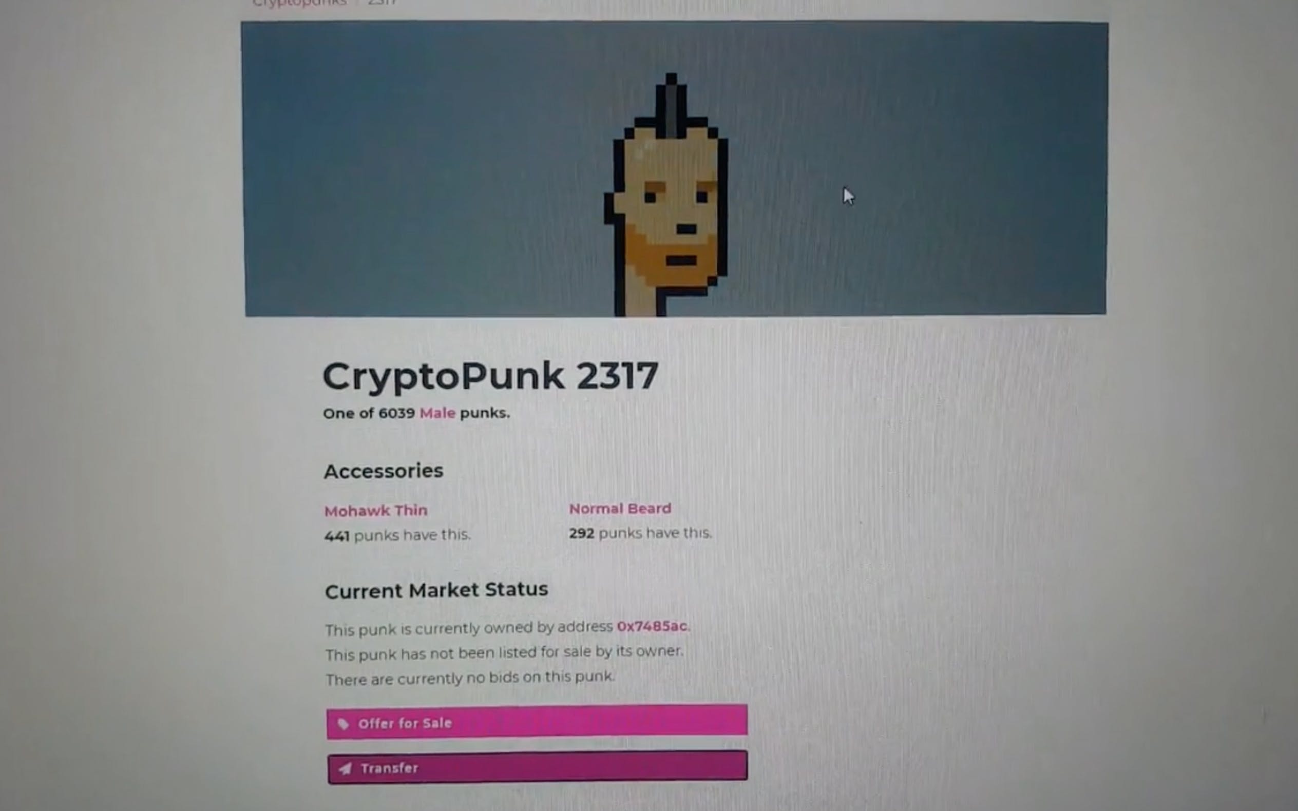 Still, ROBNESS_V2, HOW TO BURN A CRYPTOPUNK AND NOT FEEL A THING.......A TUTORIAL , 2021, mp4, 1’02”, teia.art/objkt/168685