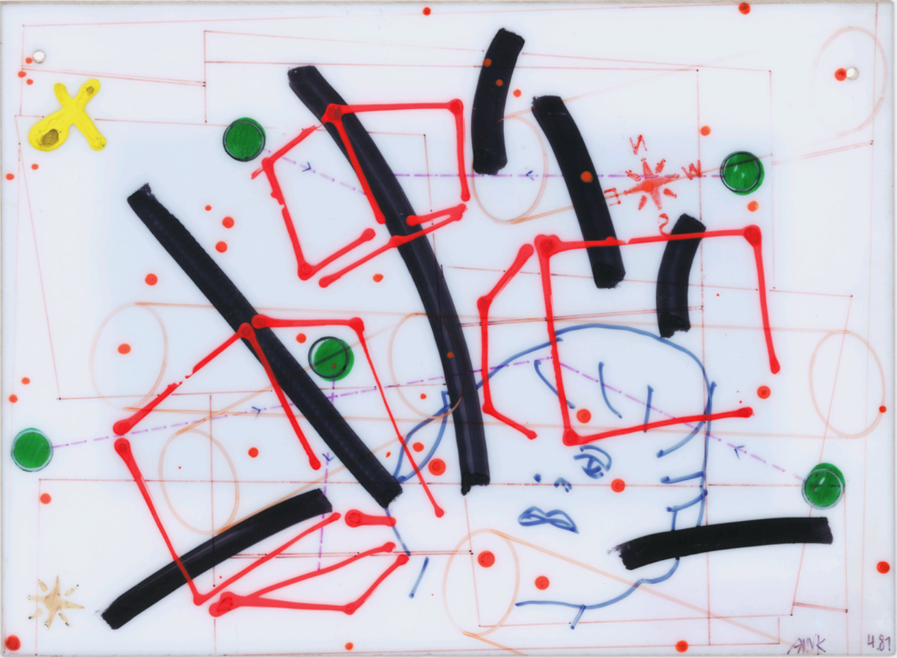 Anne-Mie Van Kerckhoven, Zelfportret, 1981. Courtesy: the artist