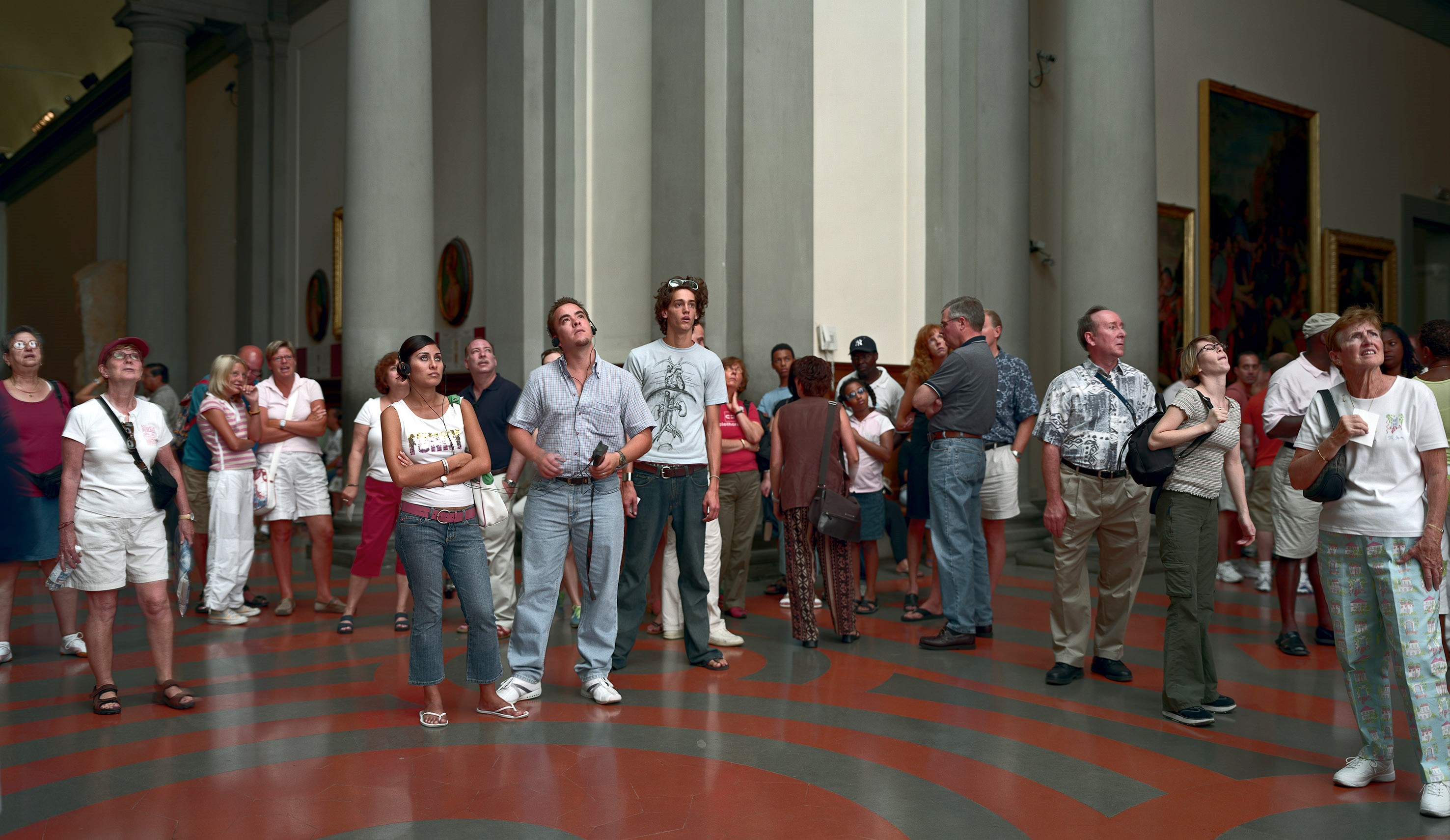 Thomas Struth, Audience 5, Florence 2004, chromogenic print, 179,5 x 309 cm, courtesy Atelier Thomas Struth, © Thomas Struth