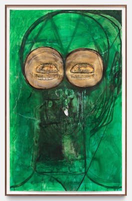 Huma Bhabha, Untitled , 2022, private collection, courtesy of the artist & Xavier Hufkens, Brussels, photo HV-studio