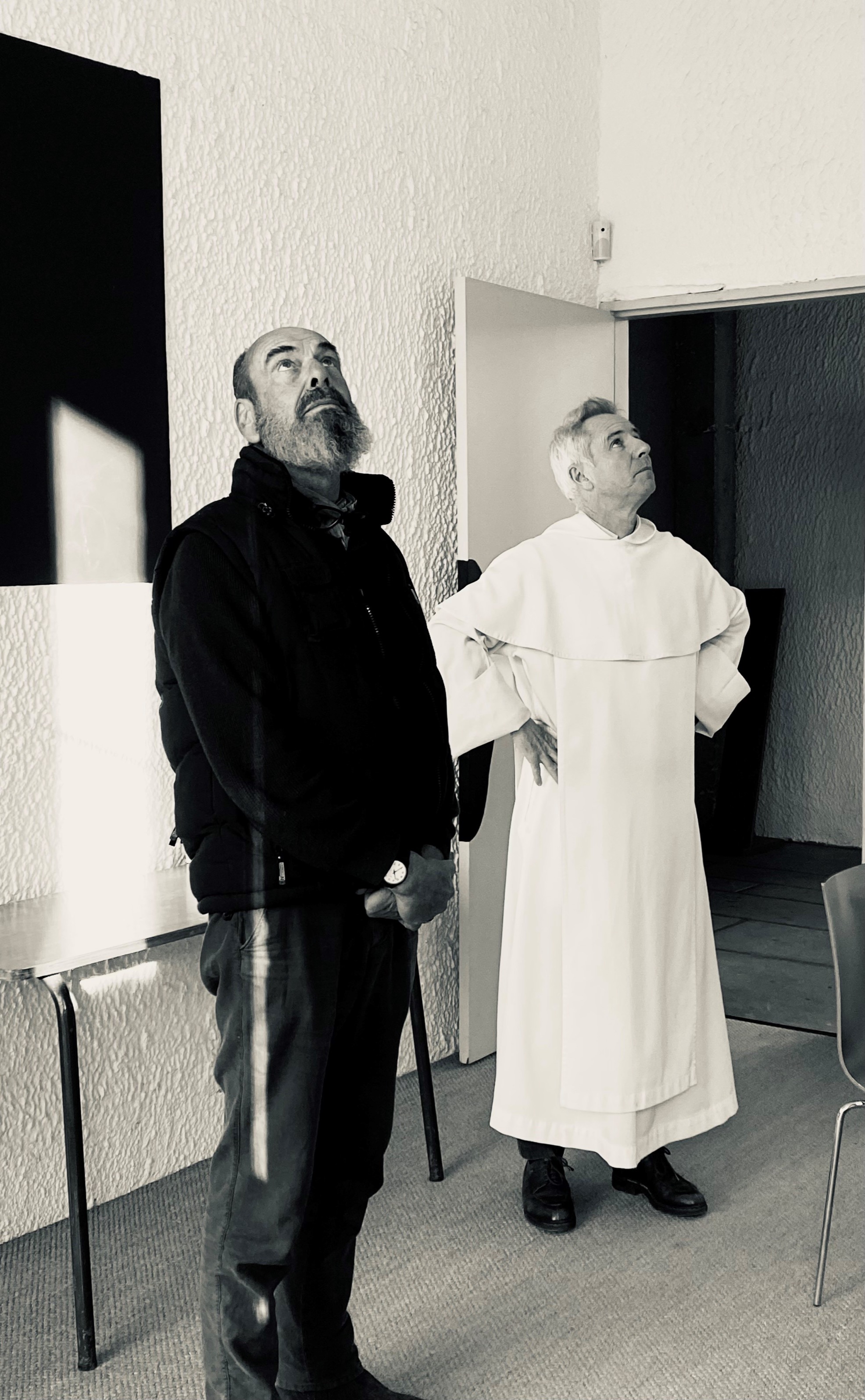 Michel Mouffe en Marc-Chauveau bij Couvent de la Tourette