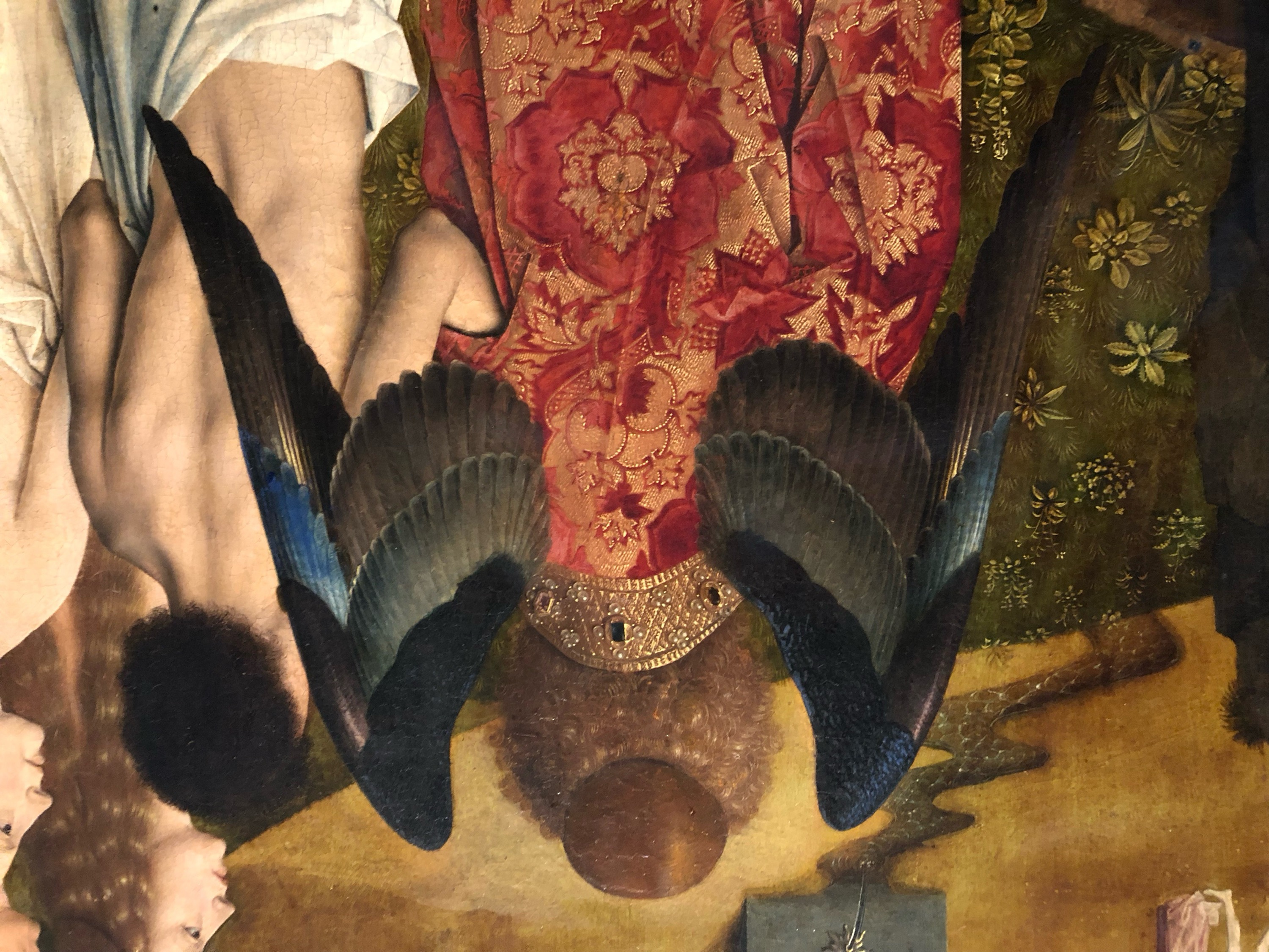 Dieric Bouts, The Blessed on their Way to Heaven (detail) (1469–1470), courtesy Palais des Beaux-Arts de Lille, photo Barbara De Coninck