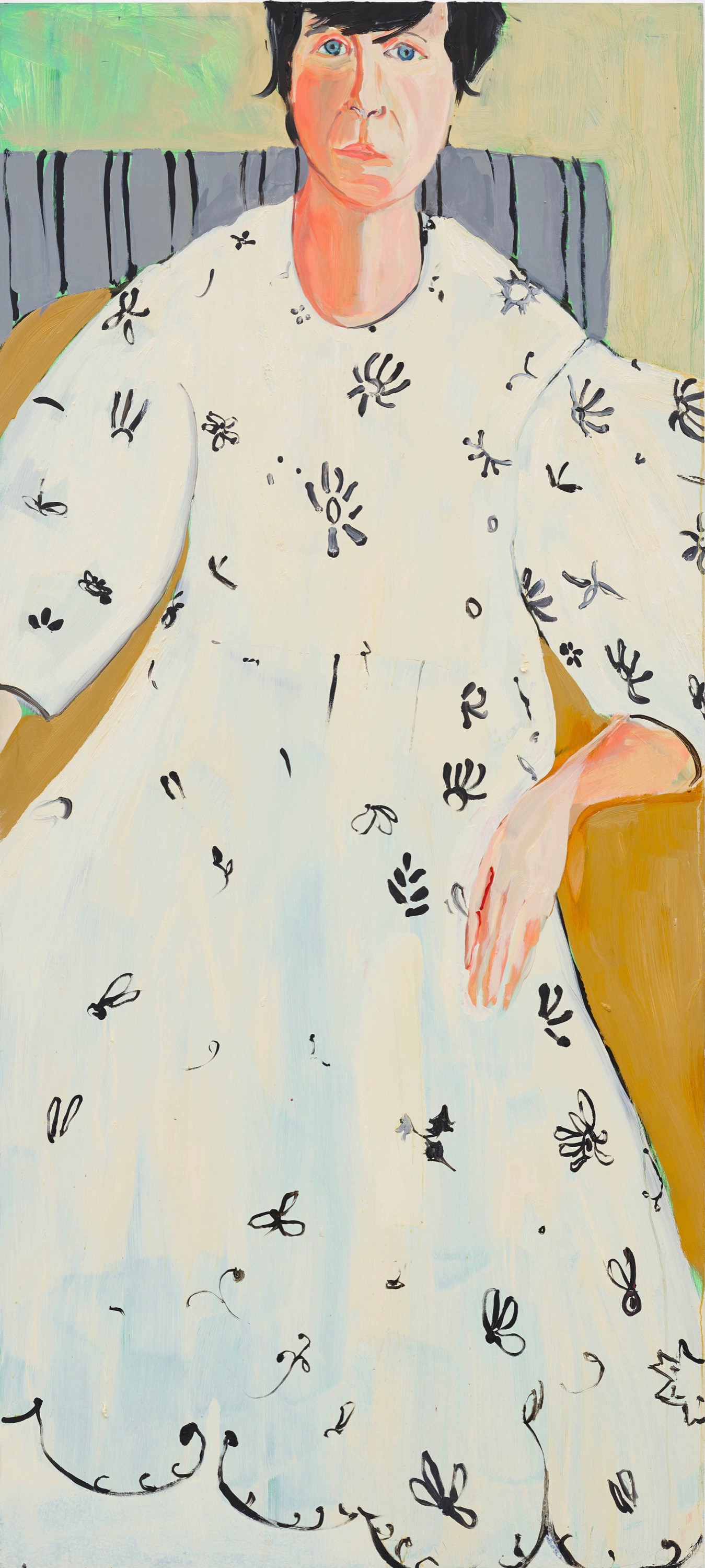 Chantal Joffe, Olivia Laing , 2021, © Monica De Cardenas