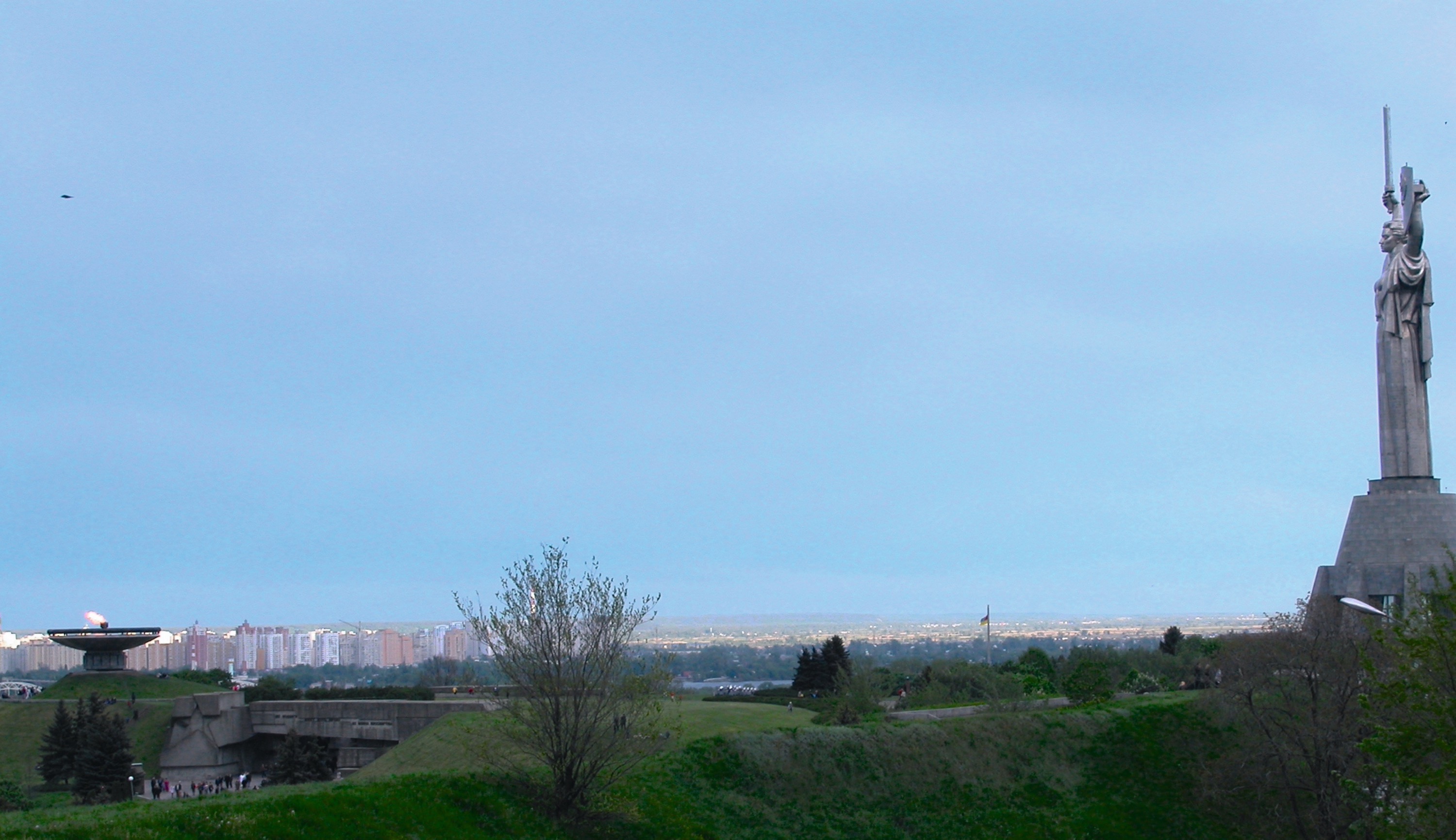 Zicht op Kiev. – Foto Anna Tilroe