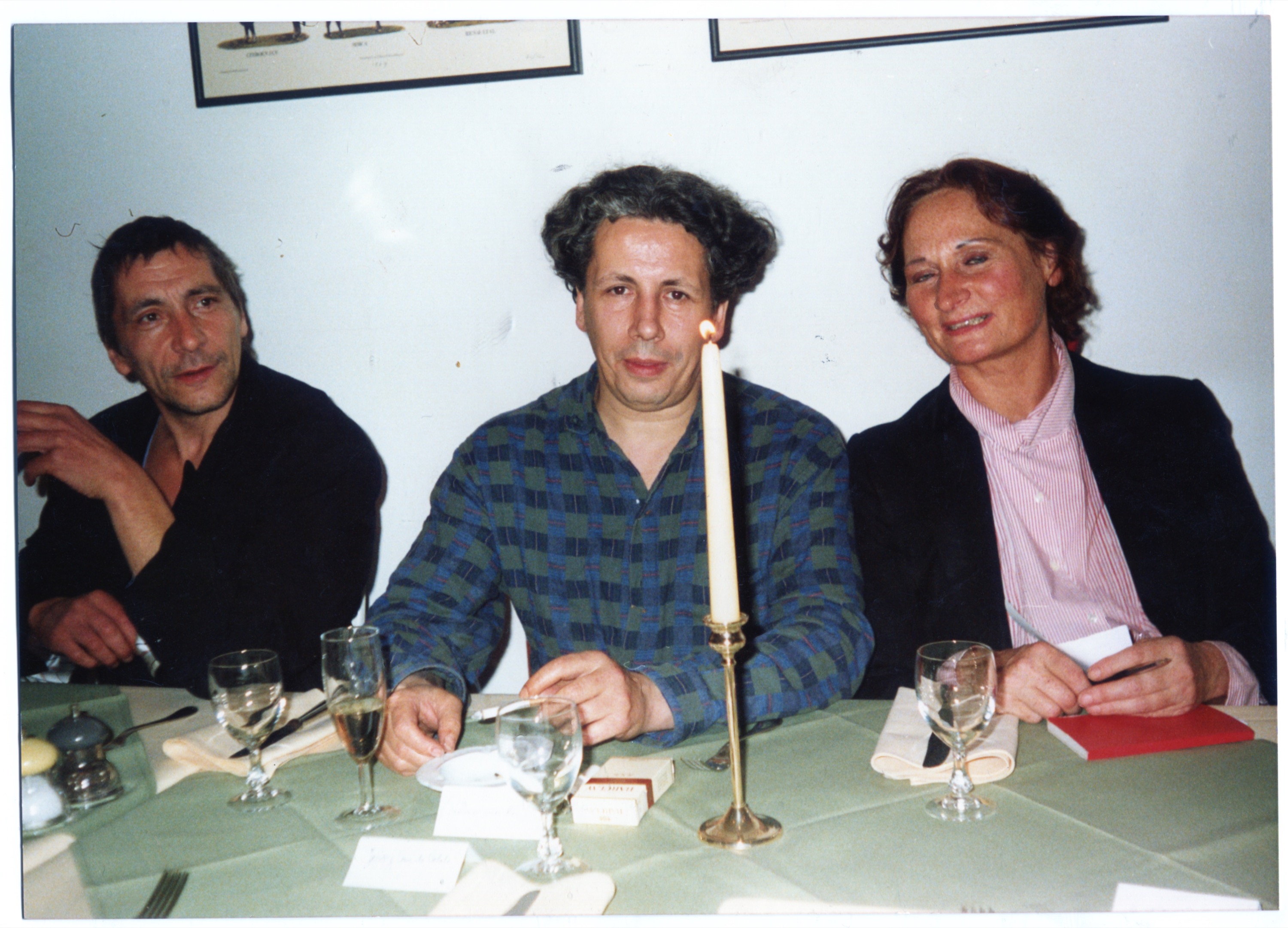 Jan Sack, Panamarenko en Maria Gilissen. – Courtesy Ronny en Jessy Van de Velde