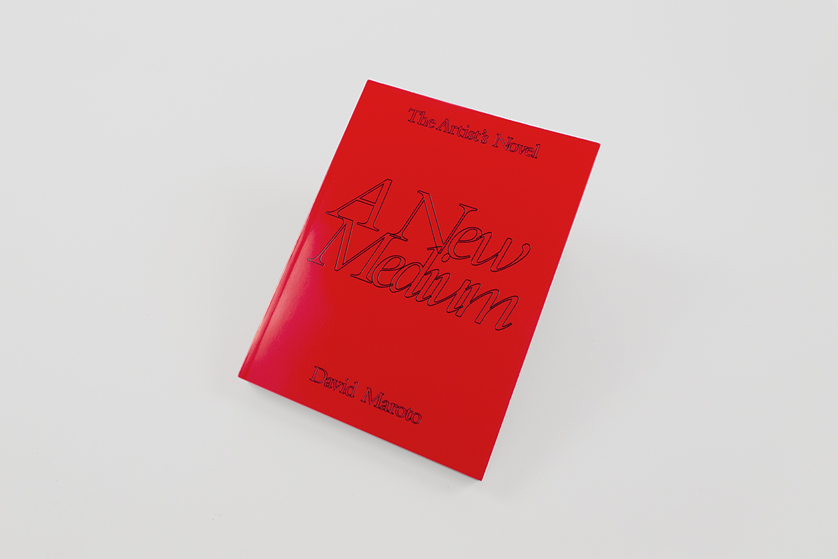 David Maroto: The Artist's Novel: The Novel as a Medium in the Visual Arts. Photo: Anna Azzali. Courtesy of Mousse Publishing.