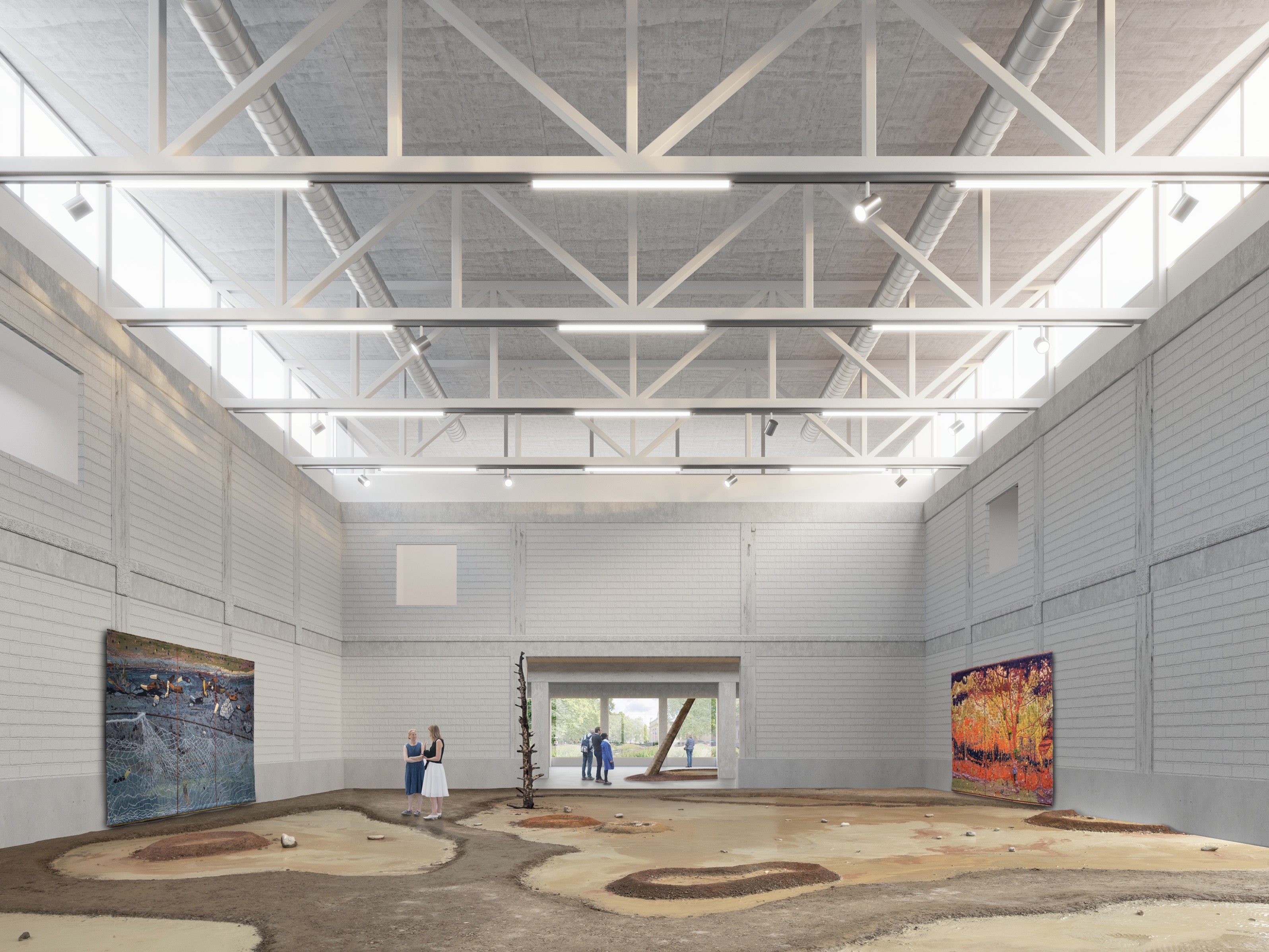 Beeld uit het wedstrijdontwerp, © noAarchitecten, David Kohn Architects met Asli Çiçek