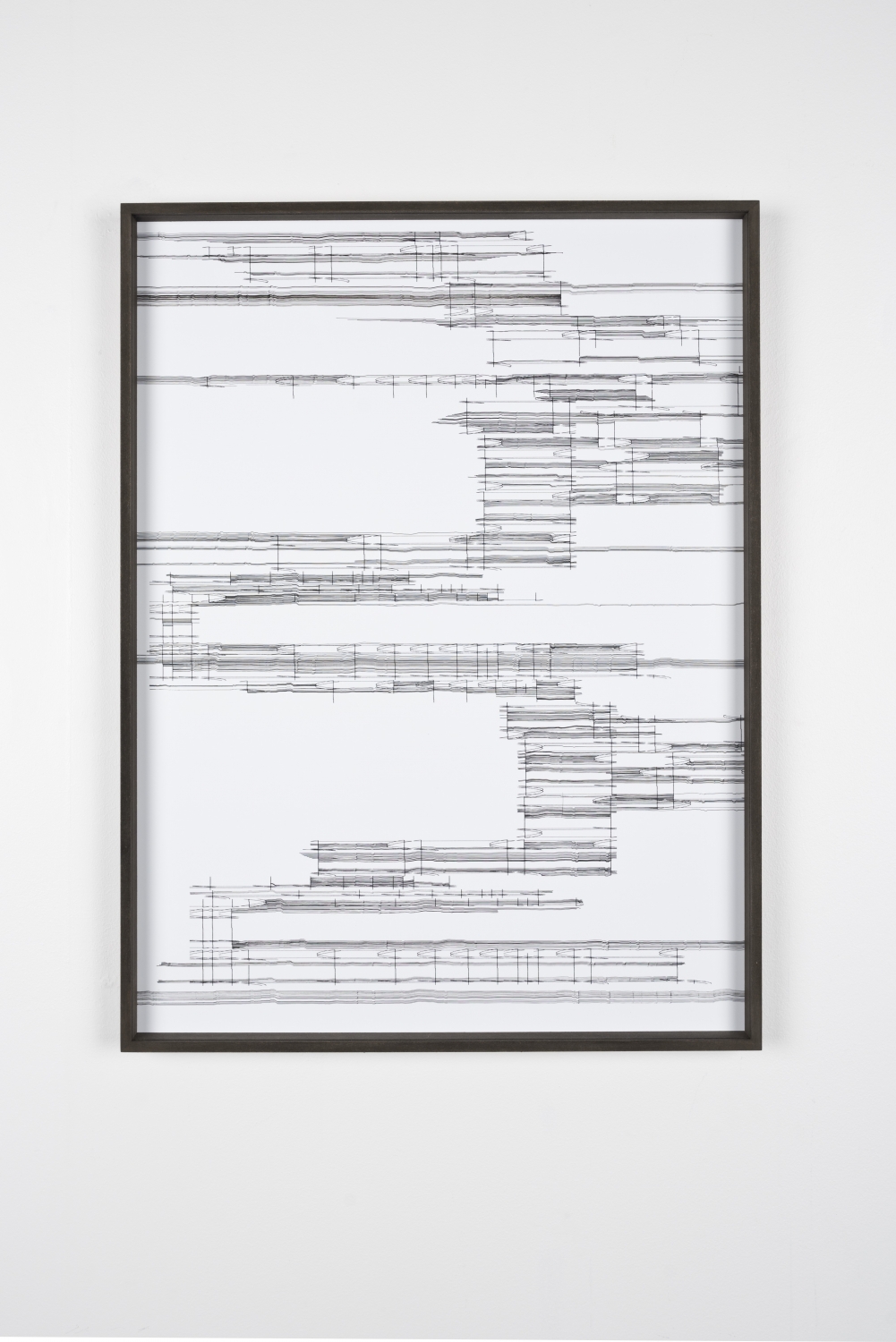Anna vogel, ‘Frequency I’, 2015, inkt op pigmentdruk, 80x60 cm, courtesy Deweer Gallery en de kustenaar