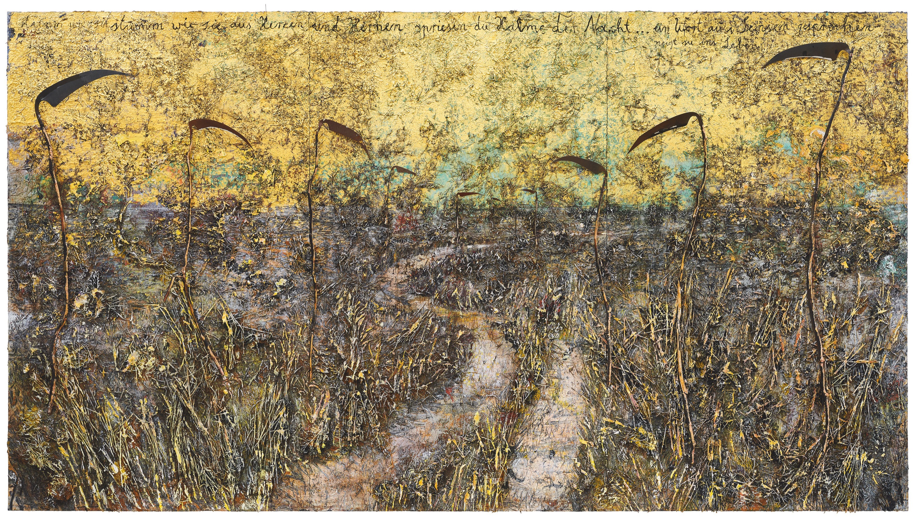 Anselm Kiefer, Ohne Titel , 1969–2009, © Anselm Kiefer, foto Georges Poncet, Atelier Anselm Kiefer