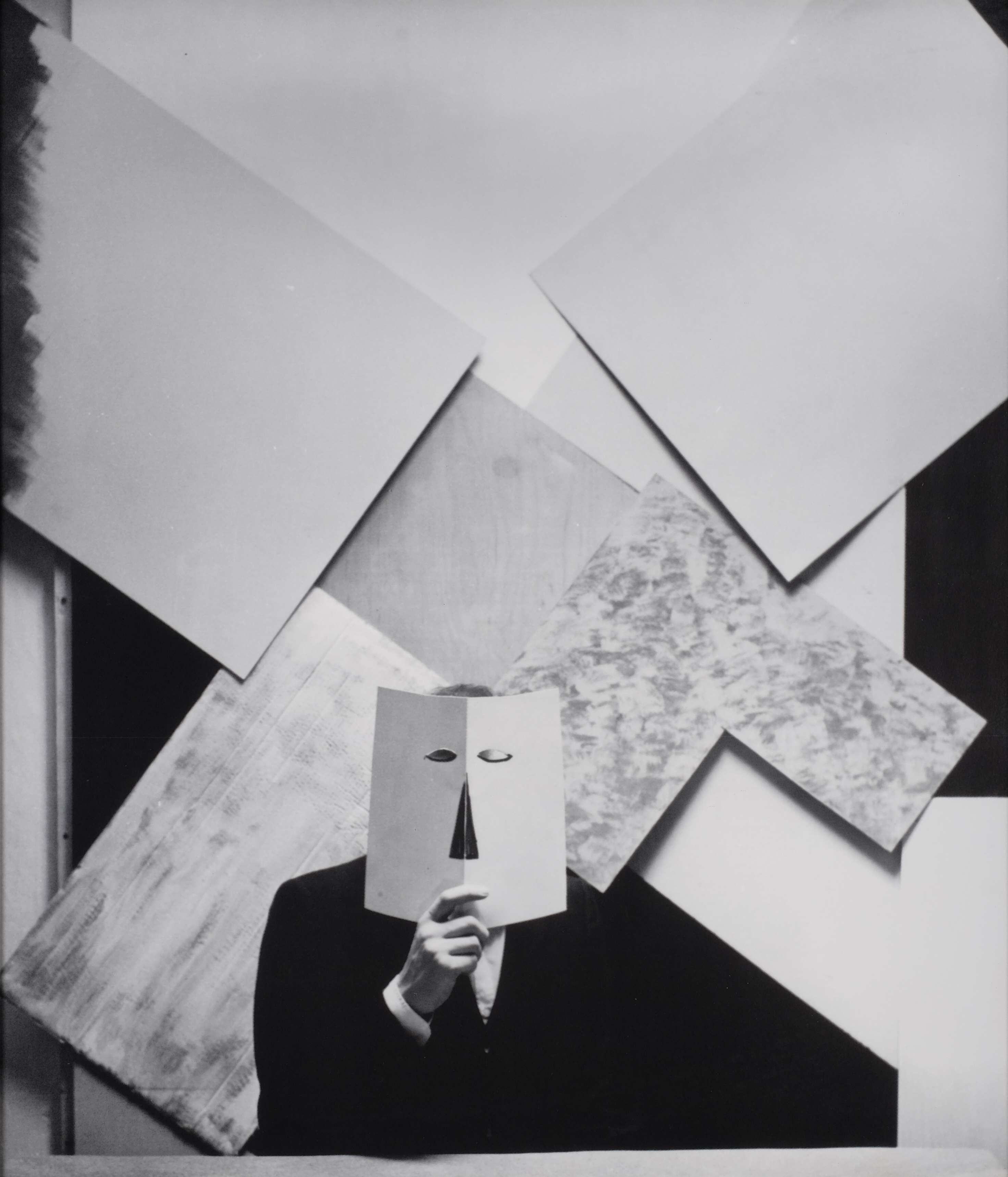 Jan Vercruysse, Portret van de kunstenaar door hemzelf XIX, 1984, photolito print op papier