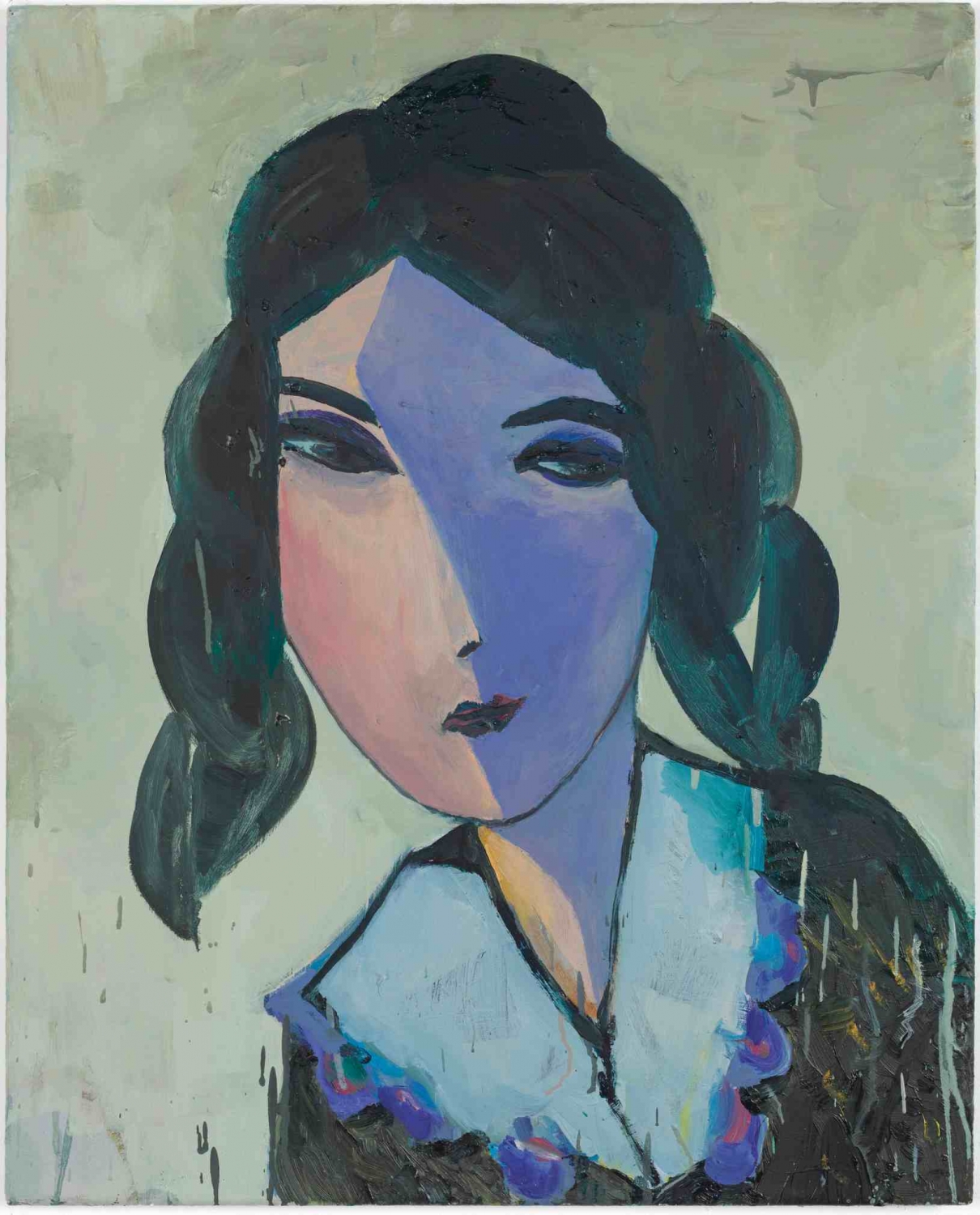 Carole Vanderlinden, ‘Portrait violette’, 2016 © foto D. Coeck