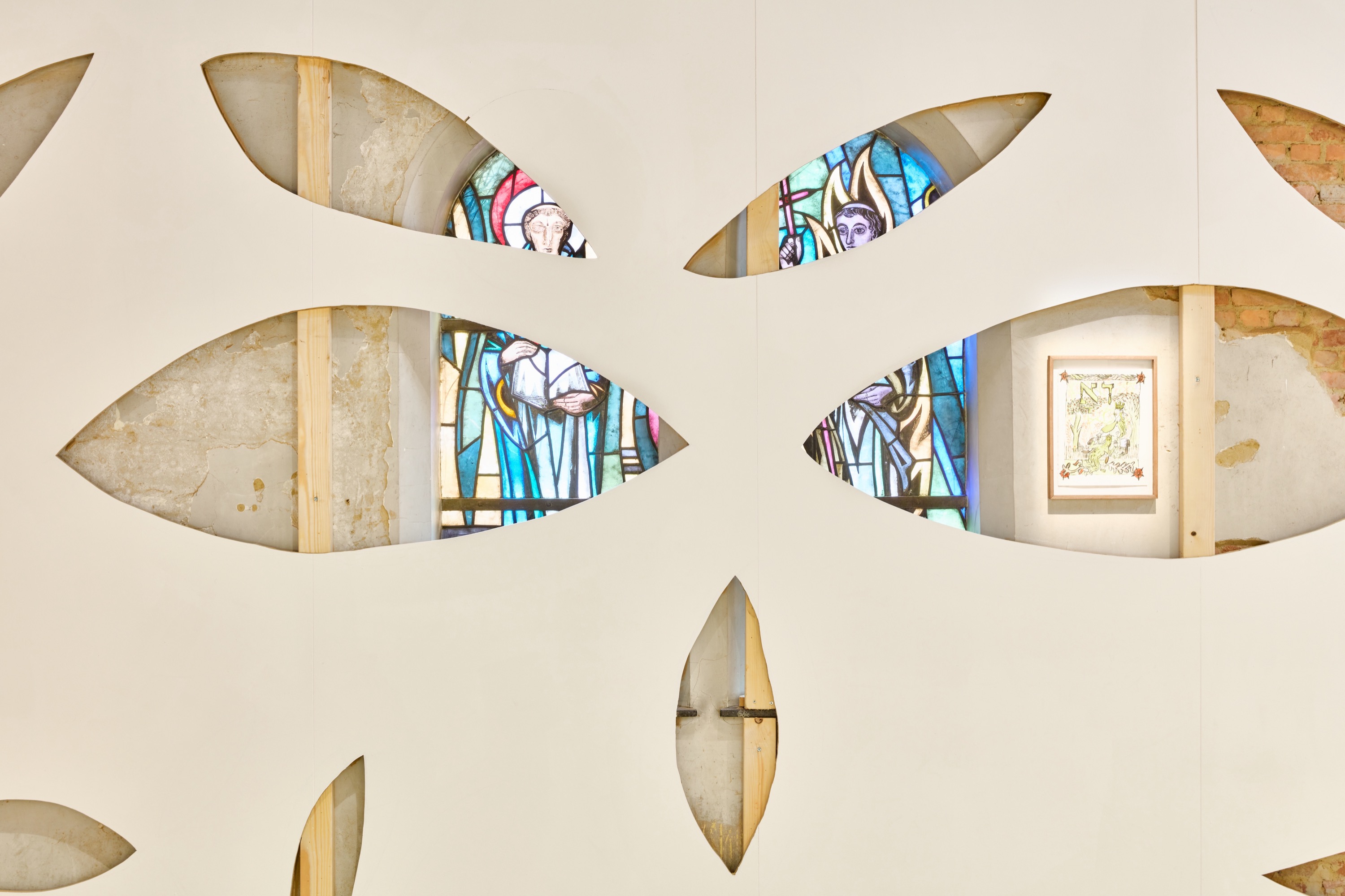 Installatiezicht David Bernstein, New Lovin , 2024, Kunsthal Extra City, Antwerpen, © We Document Art