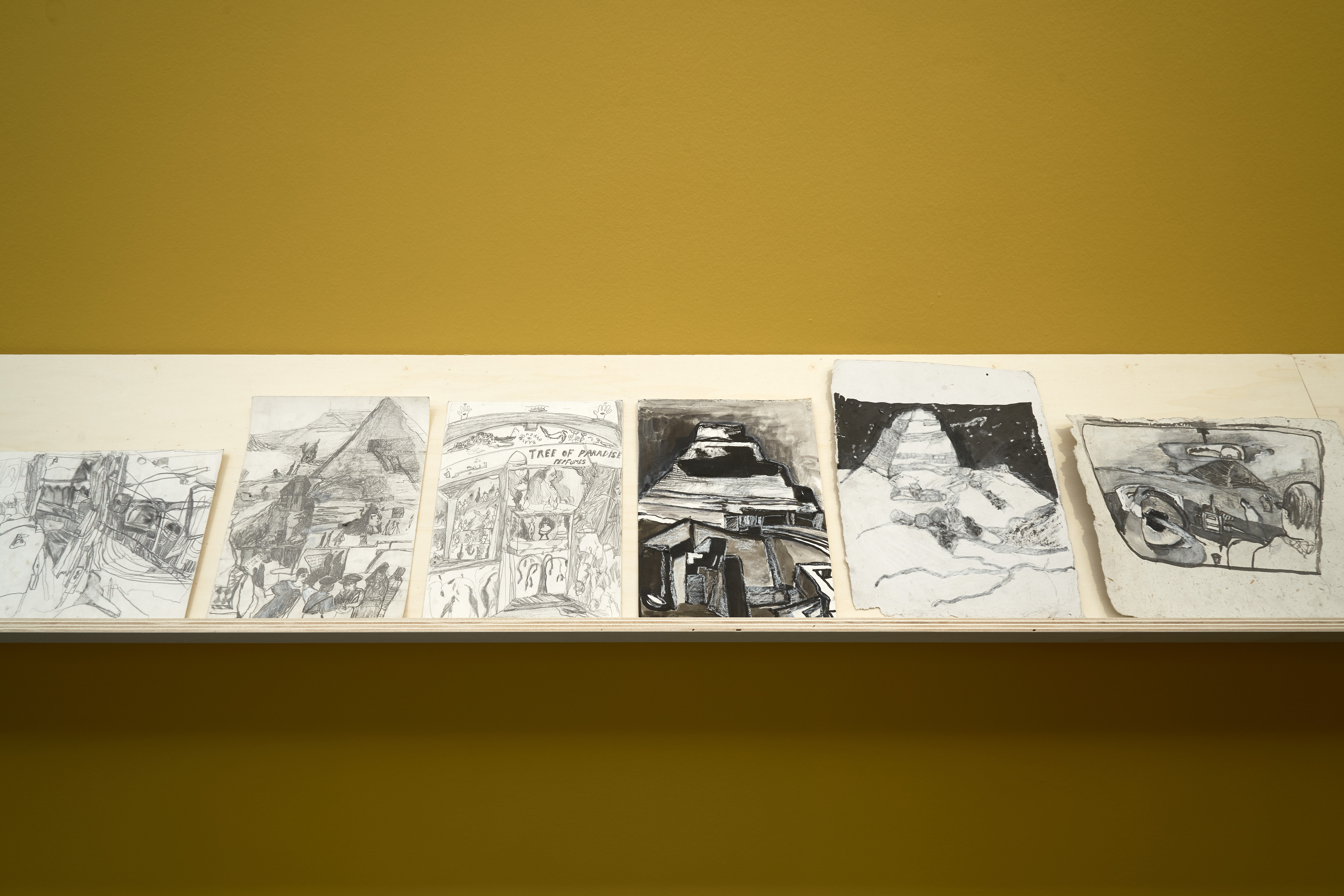 Anna Boghiguian, Anna’s Egypt, 2001-03, Privé collectie, installatiezicht S.M.A.K. 2020, Foto: Dirk Pauwels