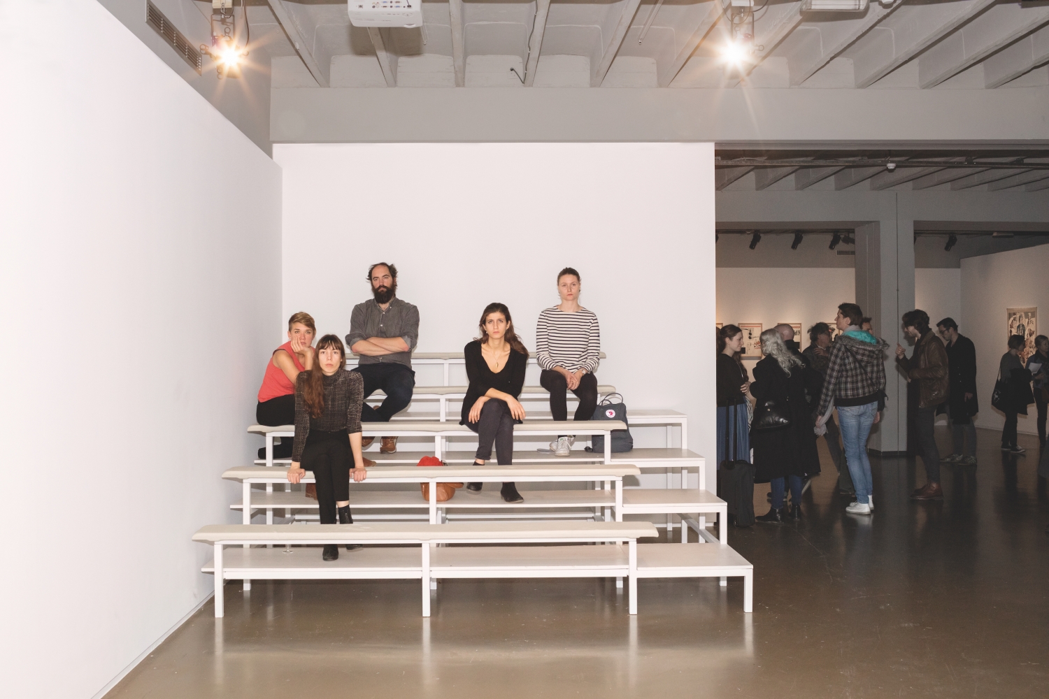 Ella de Burca, ‘Choke’, site specific performance, 2017, foto Karin Borghouts