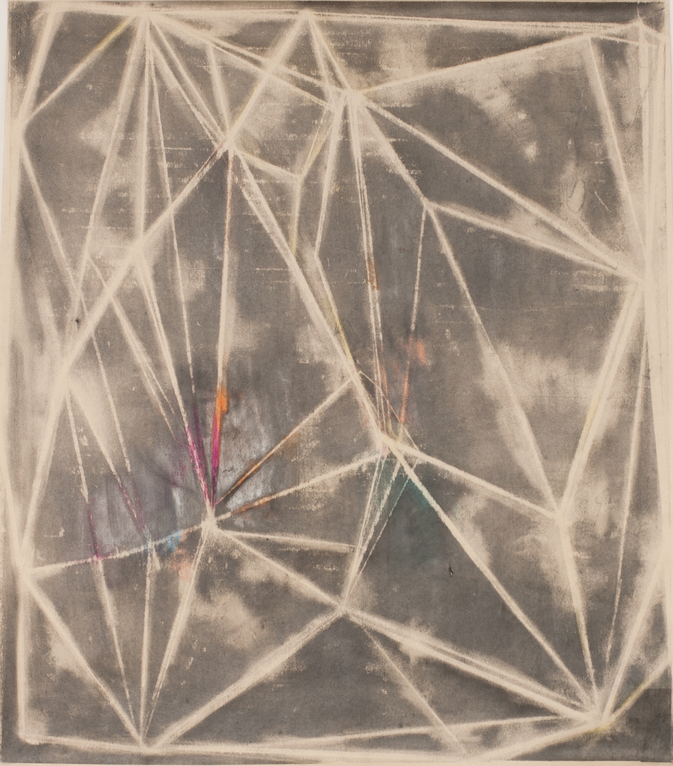 Denitsa Todorova, ‘Structure’, 2017, pencil on paper and pastel 130 x 130 cm.