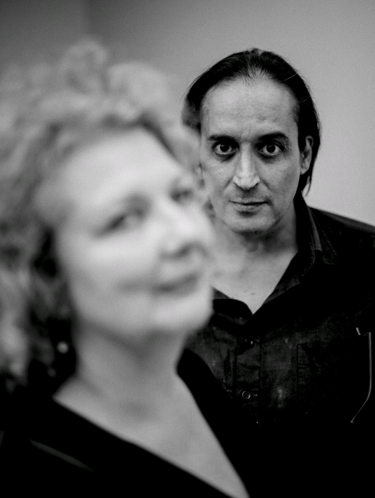 Marlene Dumas en Hafid Bouazza. Foto (c) Corbino, 2019