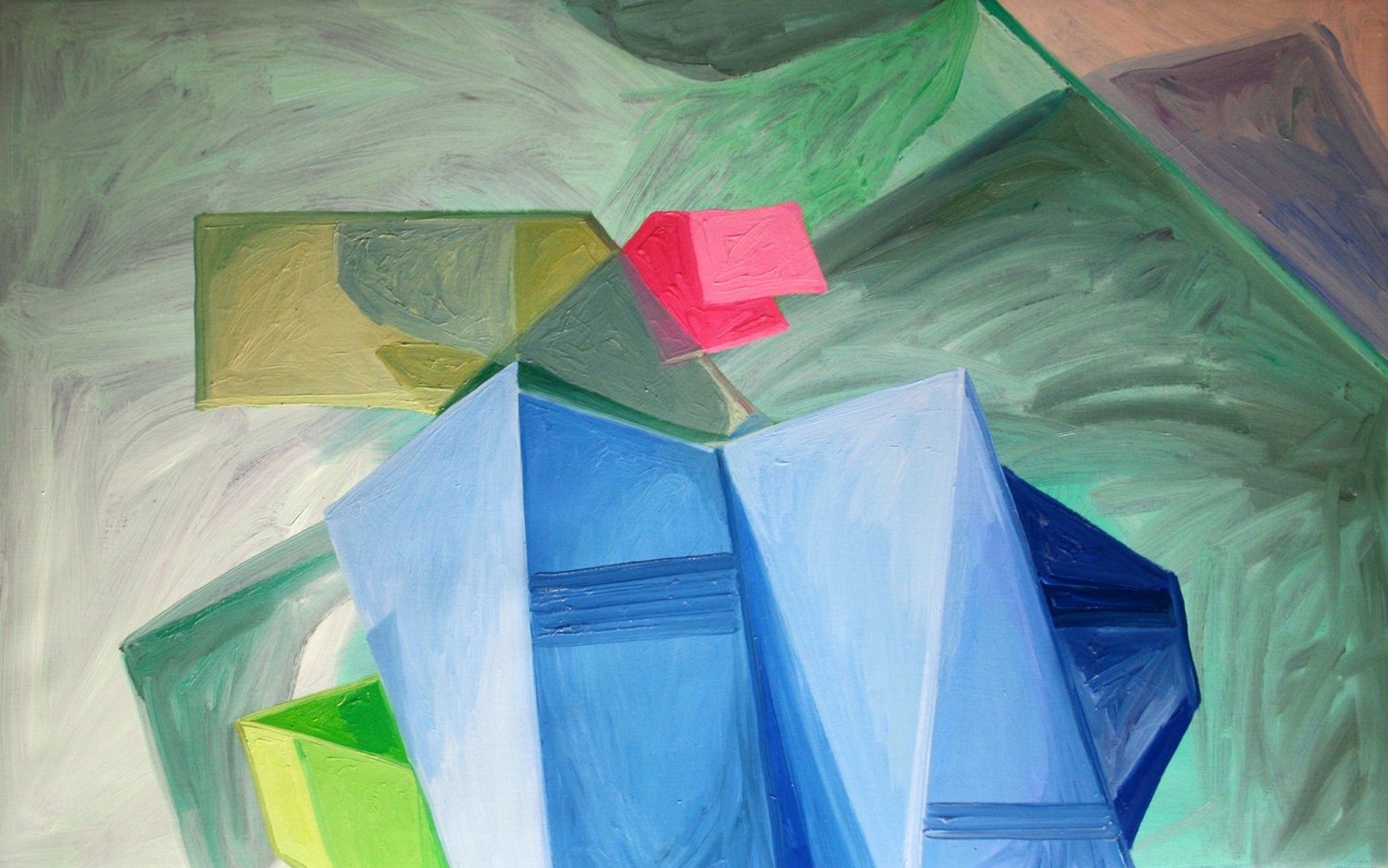 Elise Berkvens, 'Chasing metafysical principles', 2013, oil on canvas, 100 x 160 cm