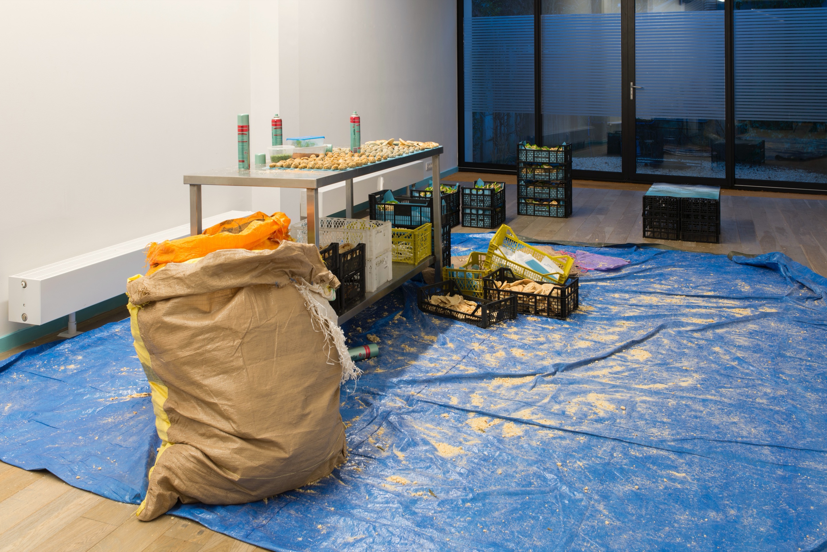 Installatiezicht Ghita Skali, Narratives Machines, épisode 2 , 2019, Été 78, courtesy Été 78