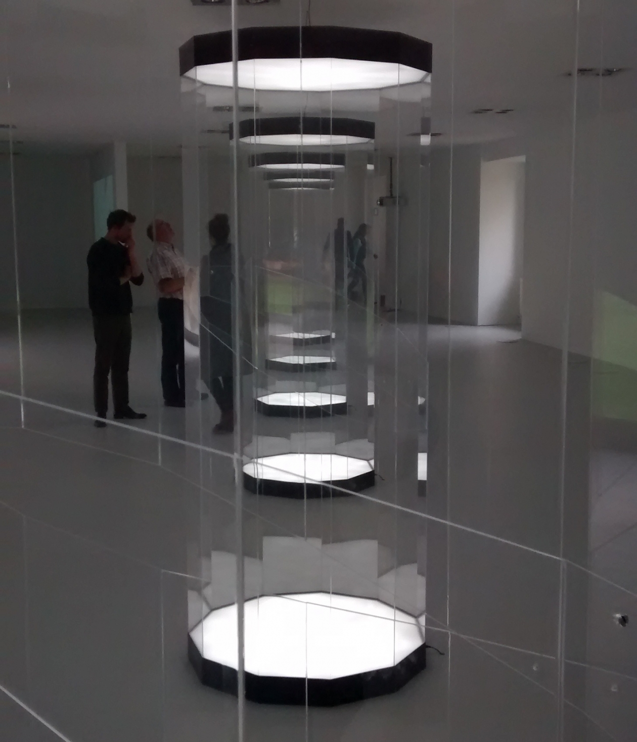 Gauthier Oushoorn, ‘Numbers and Geometry’ (OO, 13, 11, 9, 7, 5), 2015, plexi glas, courtesy the artist & CID, Grand-Hornu