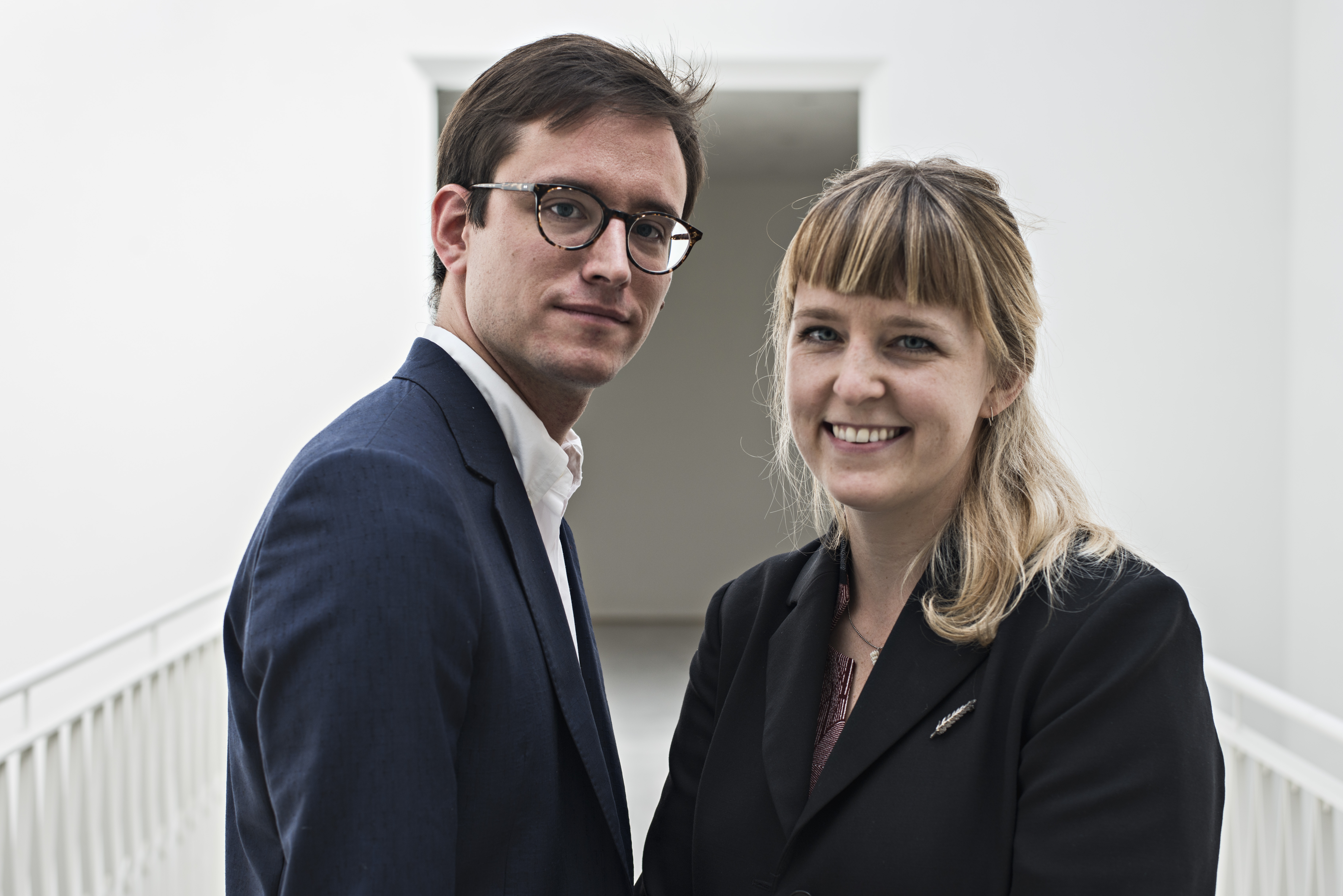 Louis-Philippe Van Eeckhoutte en Melanie Deboutte – Foto: Joke Timmermans.