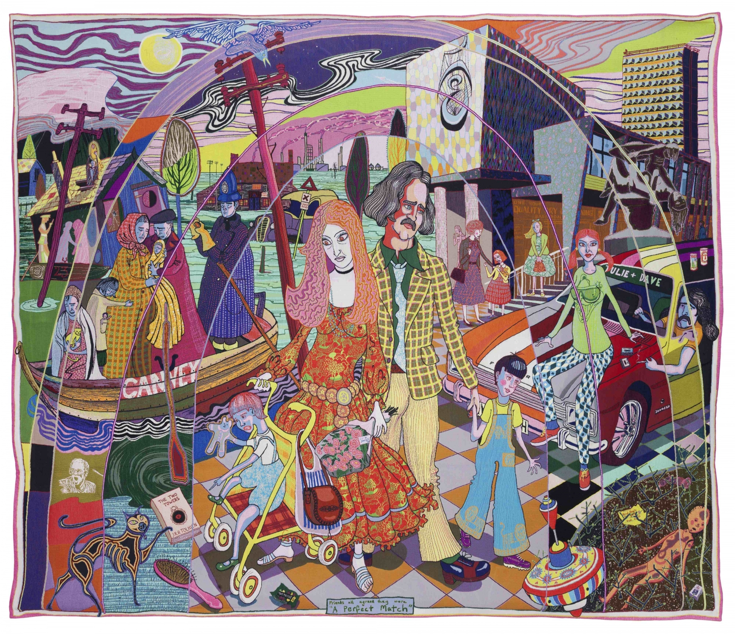 Grayson Perry, ‘A Perfect Match’, 2015, courtesy the artist, Paragon Press & Victoria Miro, Londen