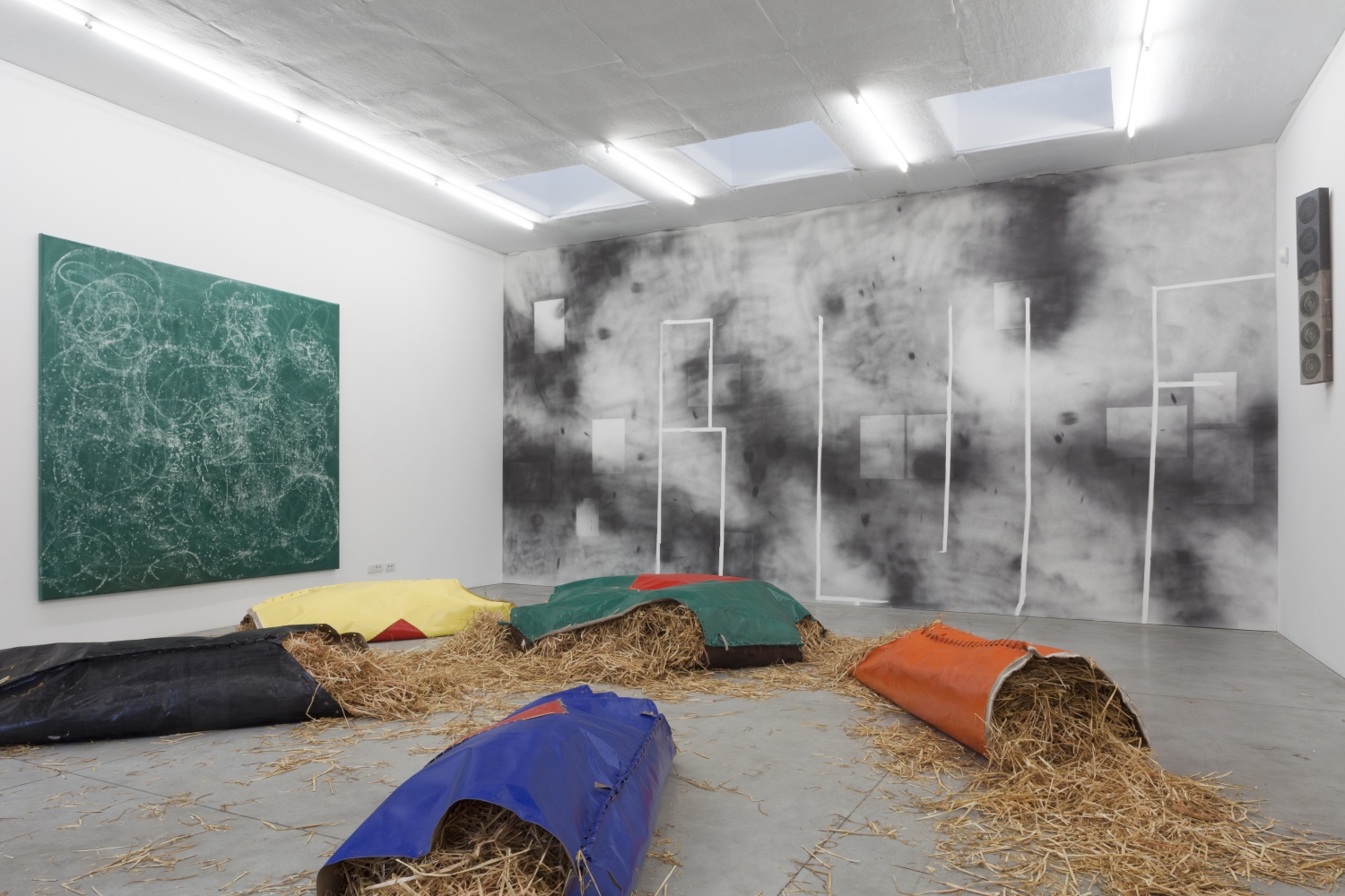 Installatiezicht ‘GUTS (NO GUTS)’, 2015, foto We Document Art, courtesy Kristof De Clercq gallery