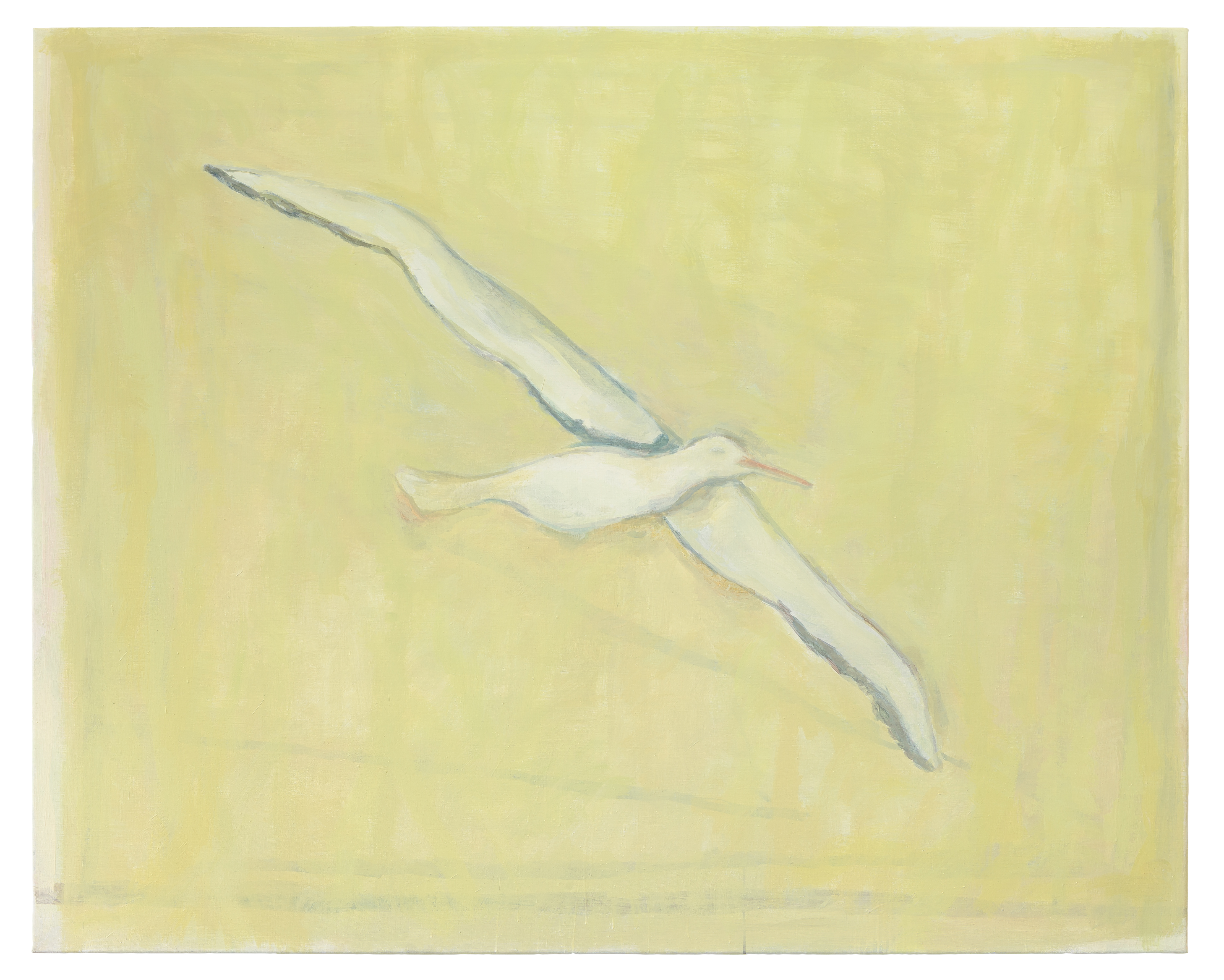 Guy Van Bossche, Bird (Yellow Seagull), 2020