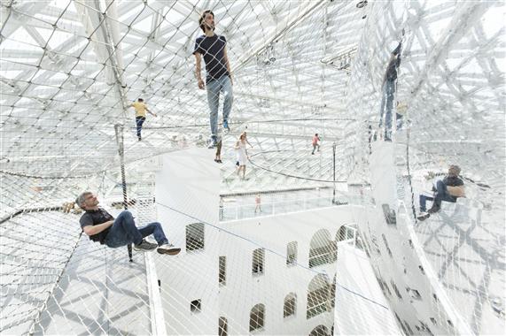Tomás Saraceno, ‘In Orbit’, Kunstsammlung Nordrhein-Westfalen, K21, Ständehaus, Düsseldorf 2013, © foto Studio Tomás Saraceno, 2013, © Kunstsammlung NRW