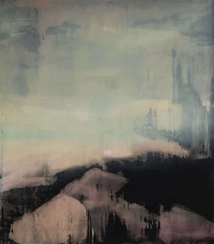 Inge Cornil, 'Soil Paintig' A 9 5 00/F 6 17 20 *16', 2015, pigmenten en gesso op canvas. © Artcenter Hugo Voeten