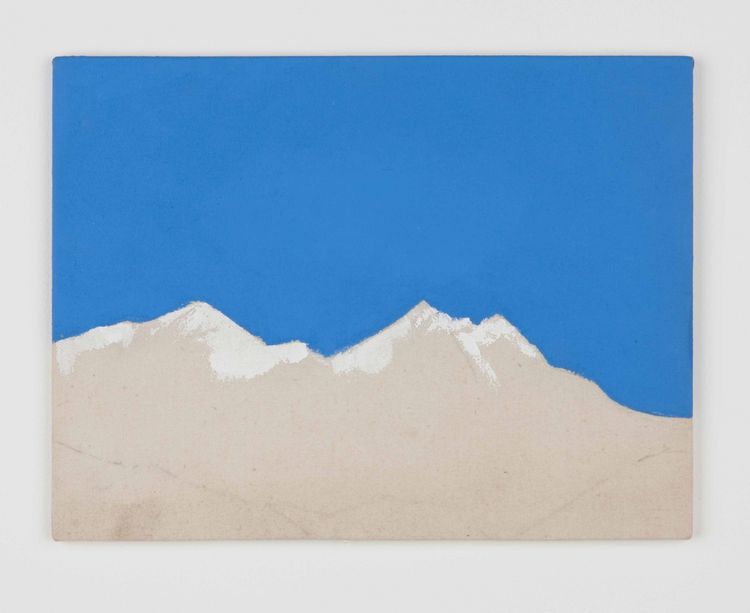 JCJ Vanderheyden, ‘Everest’, 1998, acryl en temperaverf op doek, 22,7 x 29,9 cm, courtesy Galerie Kristof De Clercq