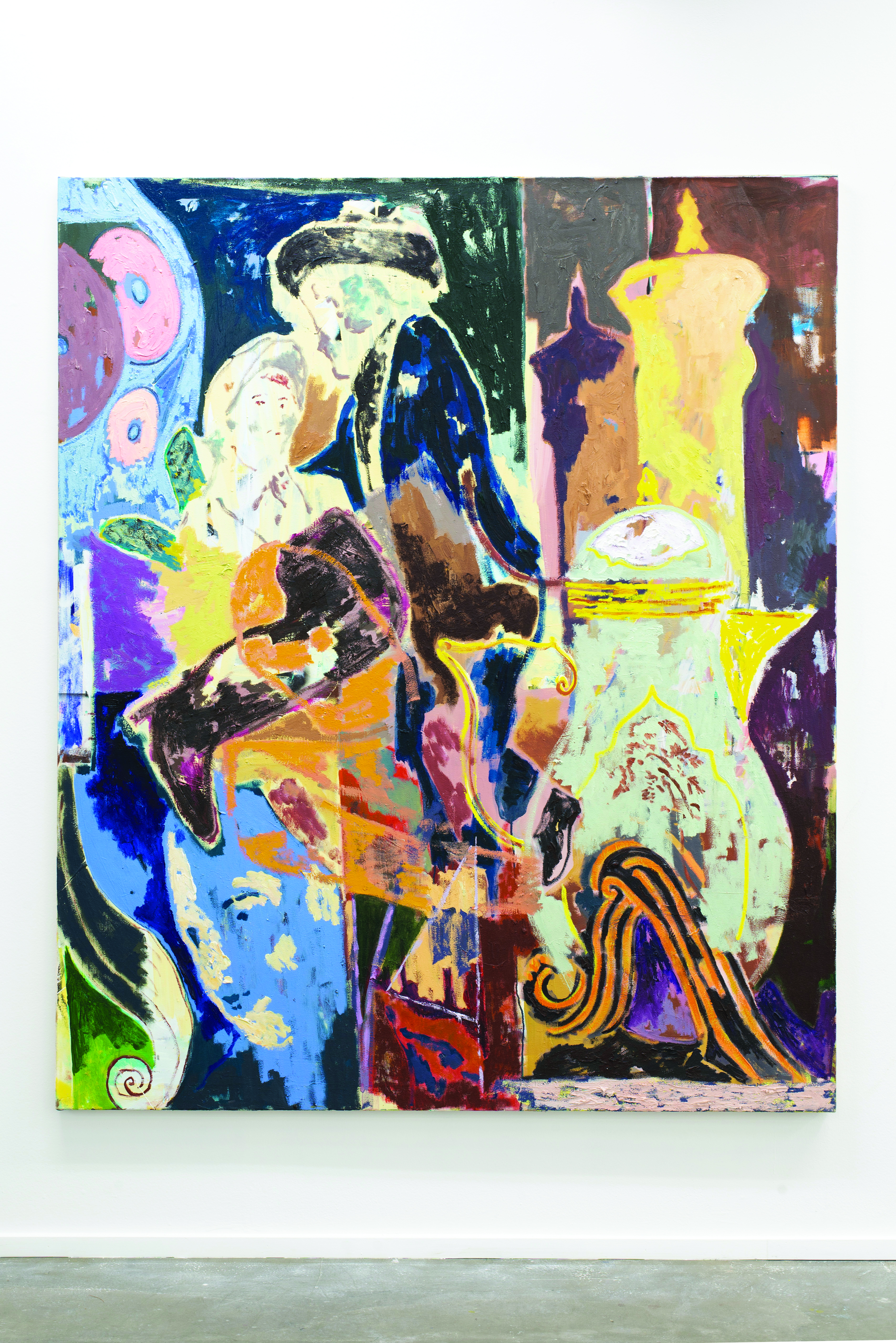 John Pilkington, Barefoot Man, Kneeling Woman (1860), 2019, oil on canvas, courtesy Keteleer Gallery