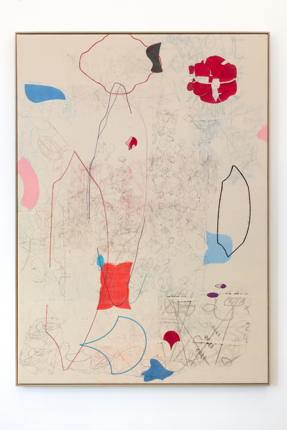 José María Sicilia, ‘El instante’, 2015, ink and silk on wool, 190 x 136,5 x 5 cm (framed), inv. nr. JMS/030915/004