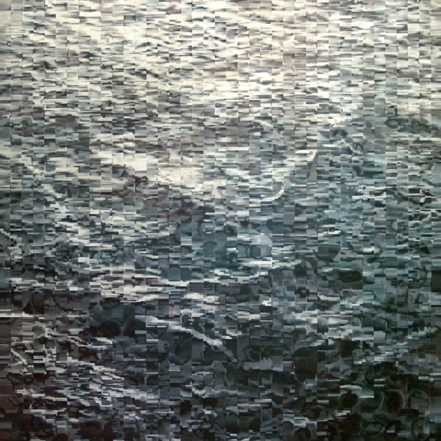 Kobe De Peuter, ‘La Marea’, 200 x 200 cm, acryl op doek, 2016