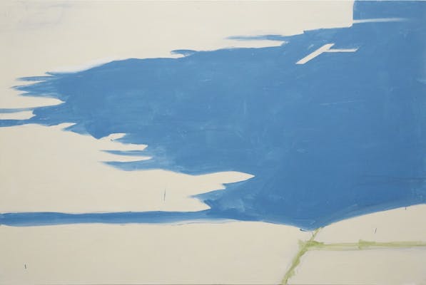 Koen van den Broek, Blue East, 2011, oil on canvas, 160 x 240 cm