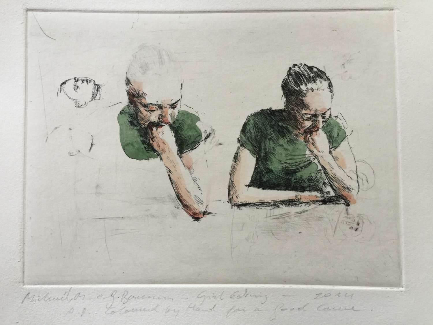 Werk van Michaël Borremans voor Kunst@Rode Kruis