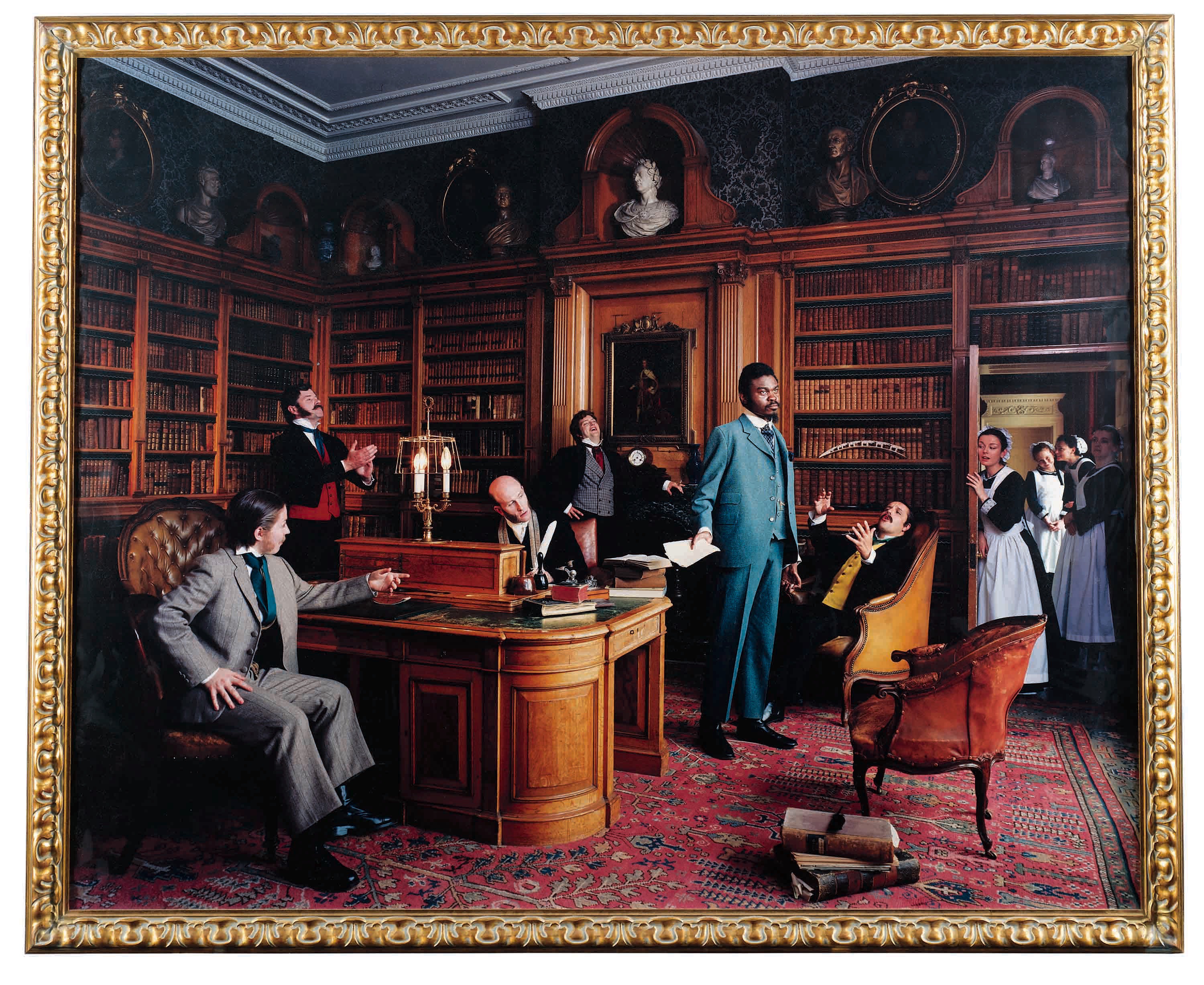 Yinka Shonibare, Diary of a Victorian Dandy 14:00 hours , 1998, courtesy of the artist