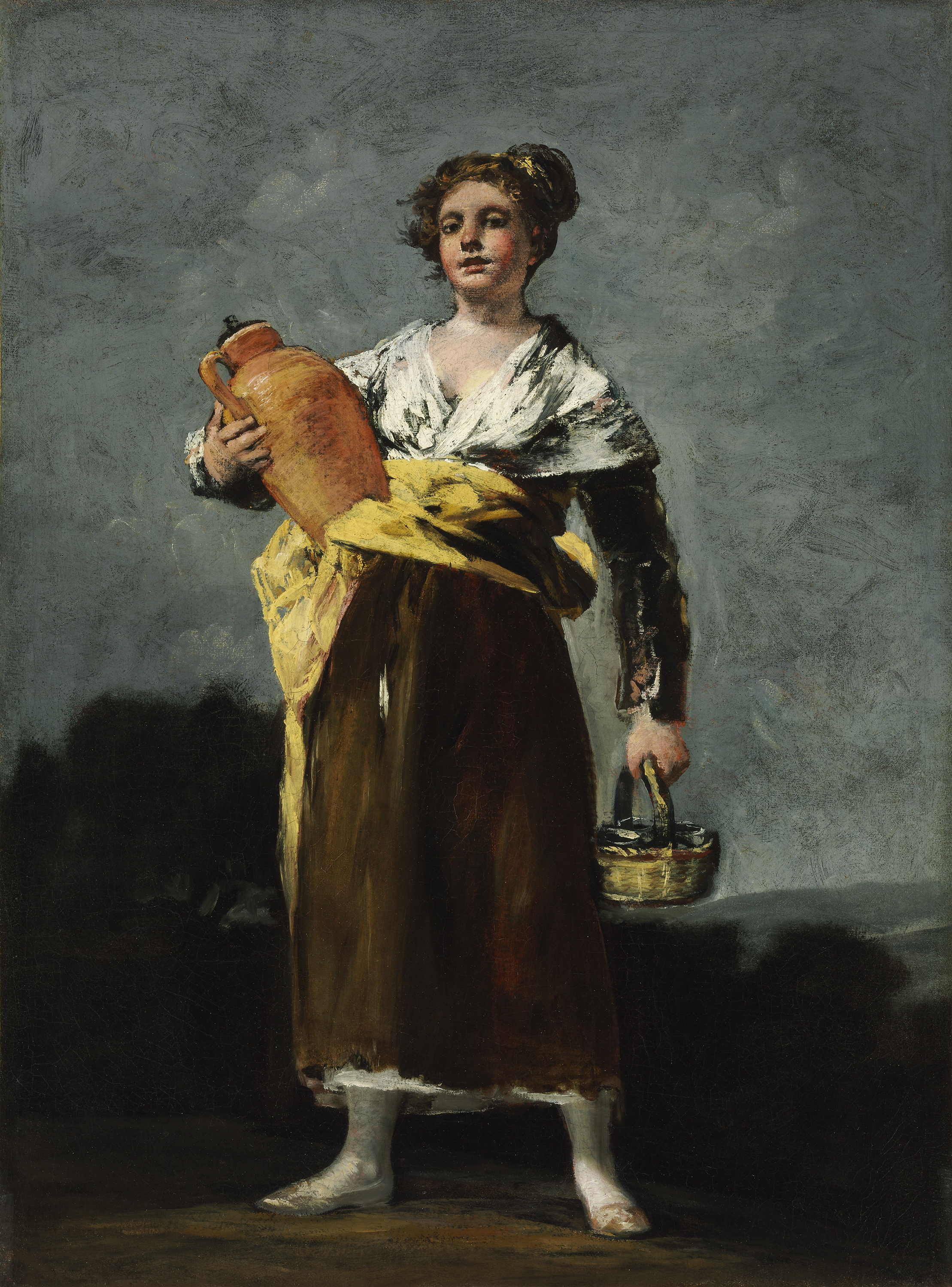 Francisco de Goya, La Aguadora , 1809-1812, olieverf op doek, 68,7 x 50,5 cm, Budapest, Szépművészeti Múzeum / Museum of Fine Arts – © foto Szépművészeti Múzeum / Museum of Fine Arts, Budapest, 2021