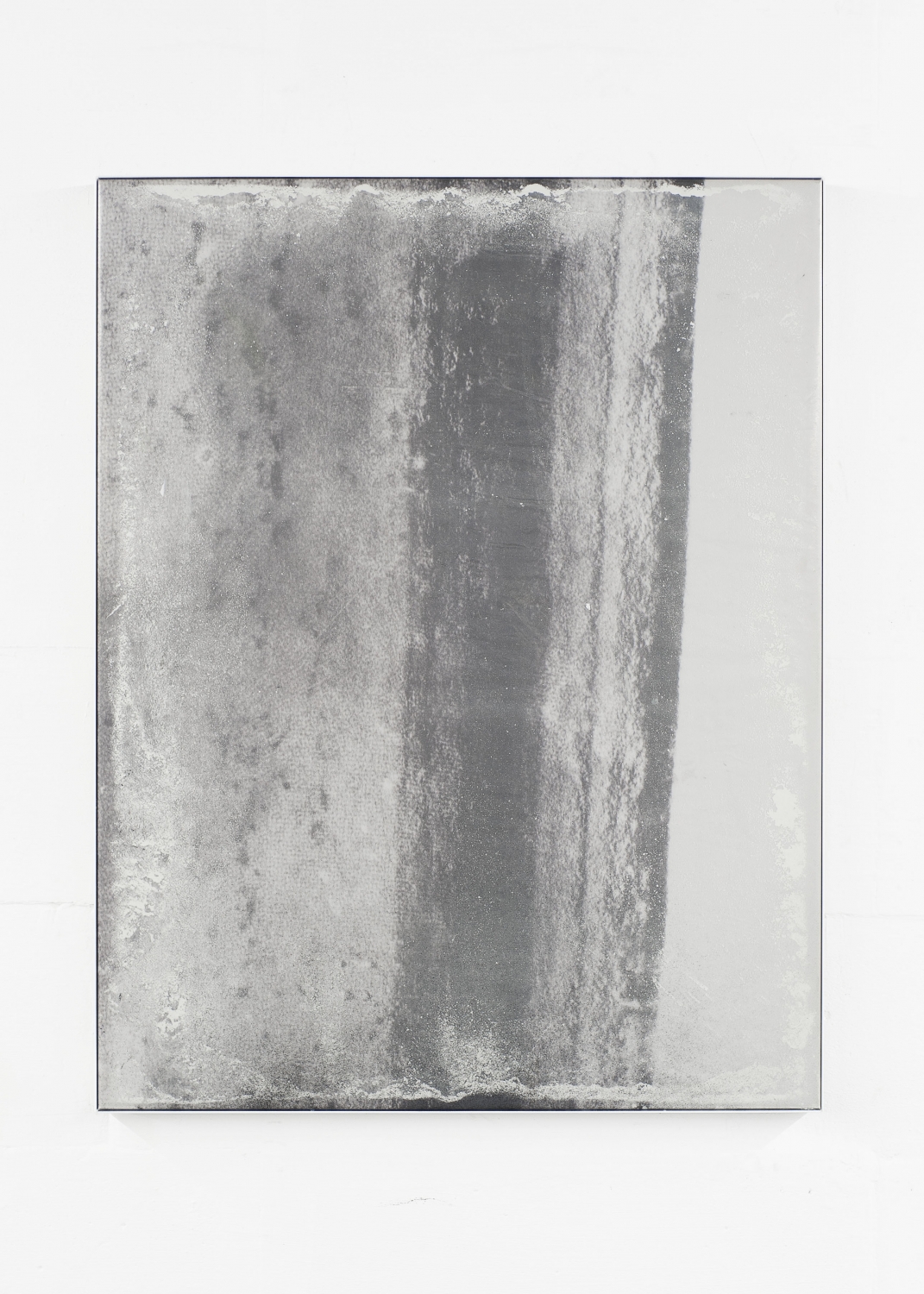 Manor Grunewald, ‘Untitled’ (Rennie), 2015, spraypaint, pigment, plastic foil, uv print on synthetic canvas aluminium framed, 70,5x90,5cm.