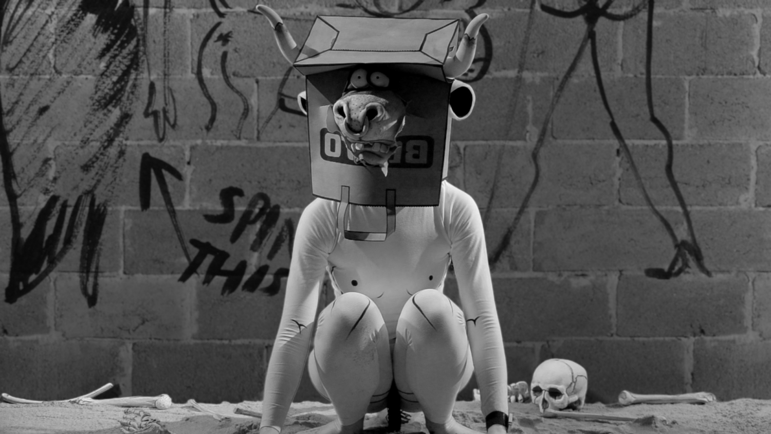 Mary Reid Kelley with Patrick Kelley, 'Priapus Agonistes', 2013. High Definition Video (B&W, sound), 15:09 min.