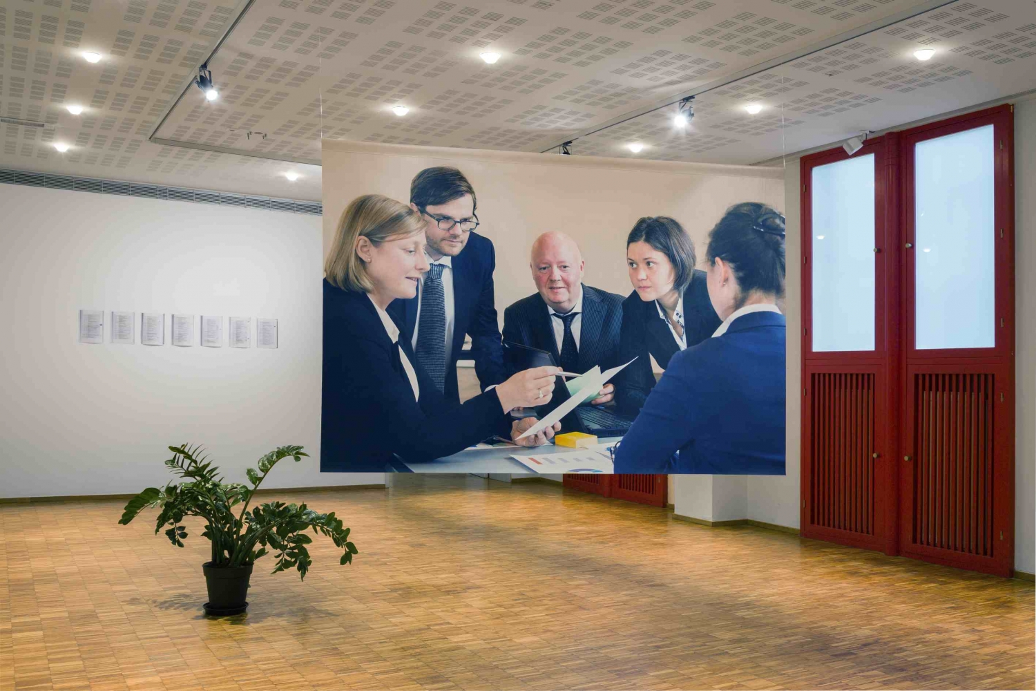 Meggy Rustamova, ‘SHE HE SHE SHE HE’, 2015, tentoonstellingszicht ‘Some Arguments Later’, Messidor, ISELP, 2017, © foto Gilles Ribero