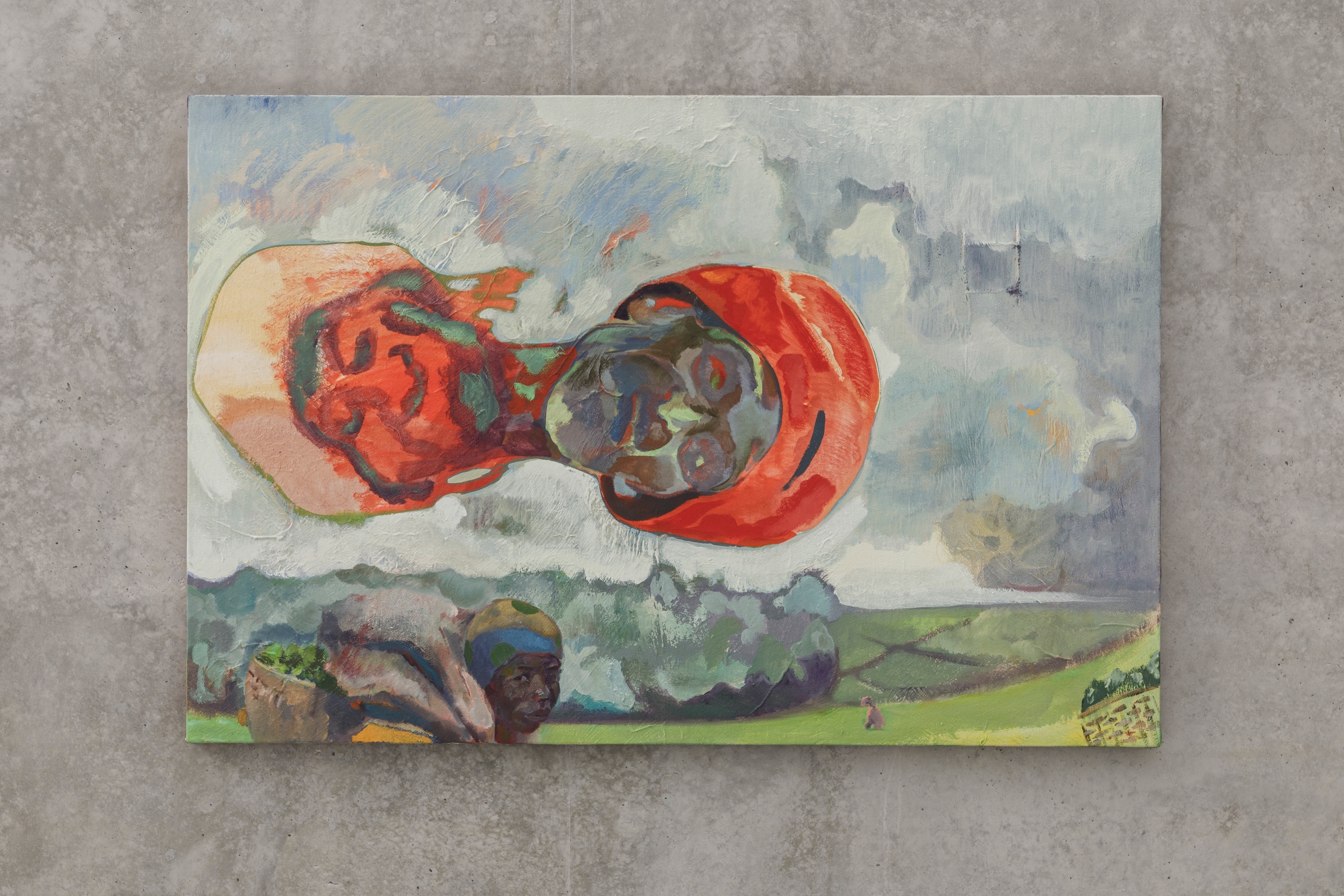 Michael Armitage, Tea Picker , 2023, courtesy of the artist and David Zwirner, Forman Family Collection, © Michael Armitage, Kunsthaus Bregenz, photo Markus Tretter