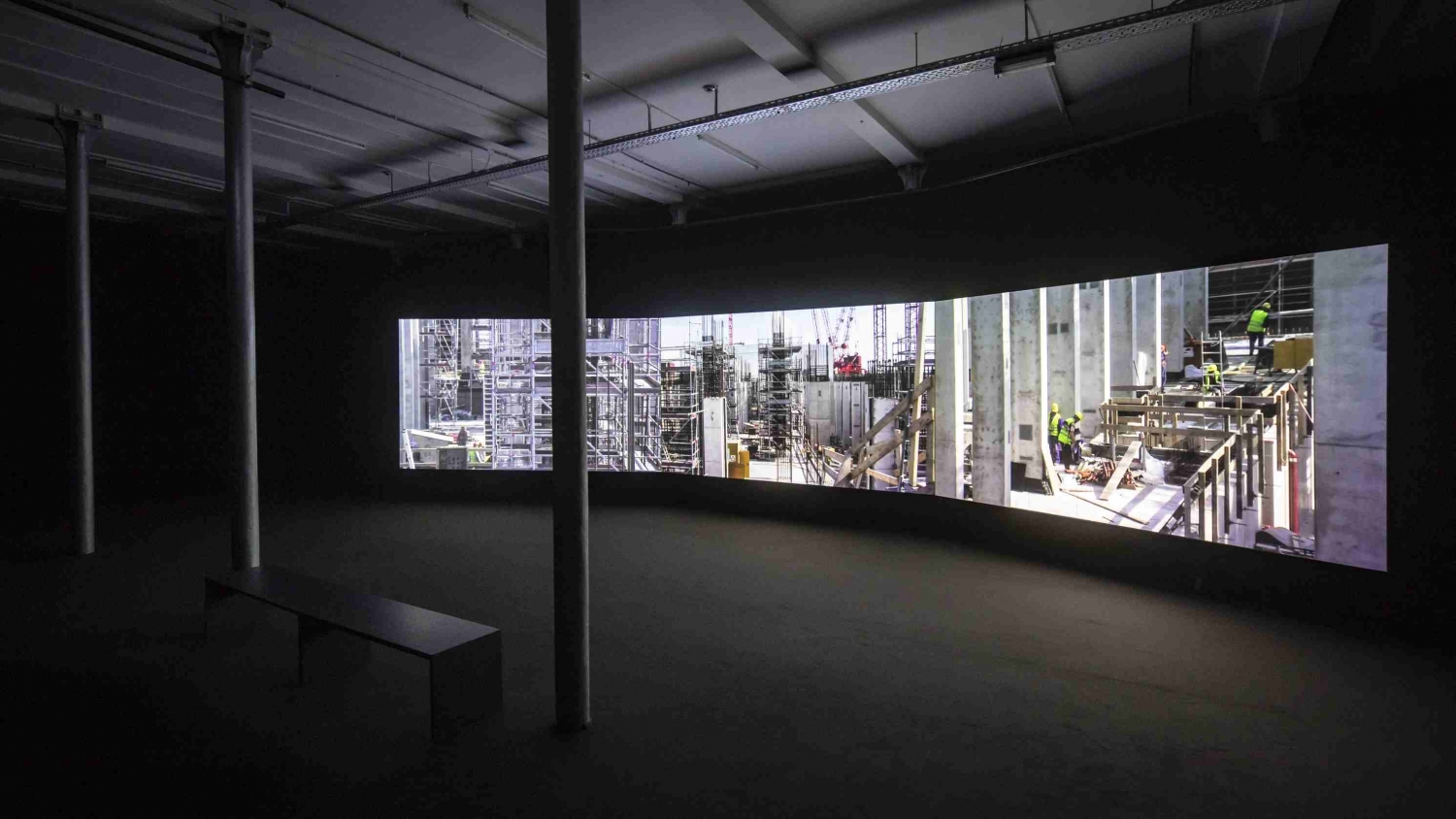 Mika Taanila, ‘The End’, 2018, installation view ‘The Most Electrified Town in Finland’, 2012, at STUK House for Dance, Image and Sound © foto Kristof Vrancken